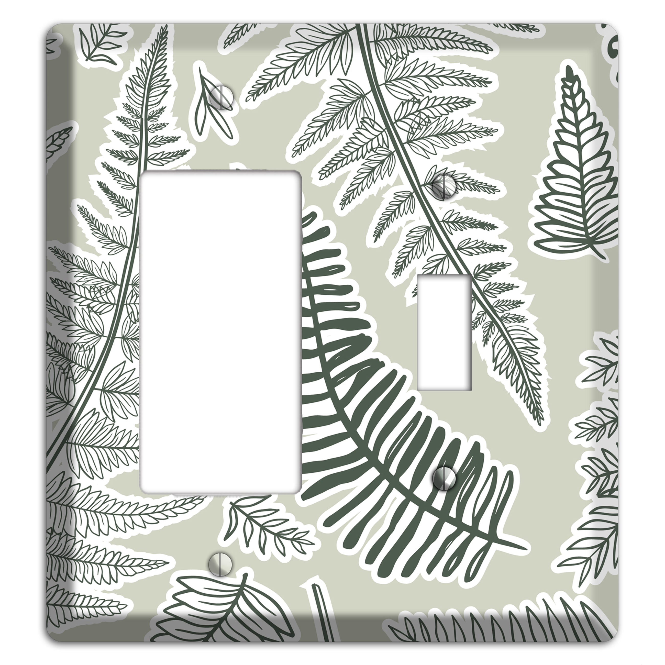 Forest Floor Scatter Rocker / Toggle Wallplate