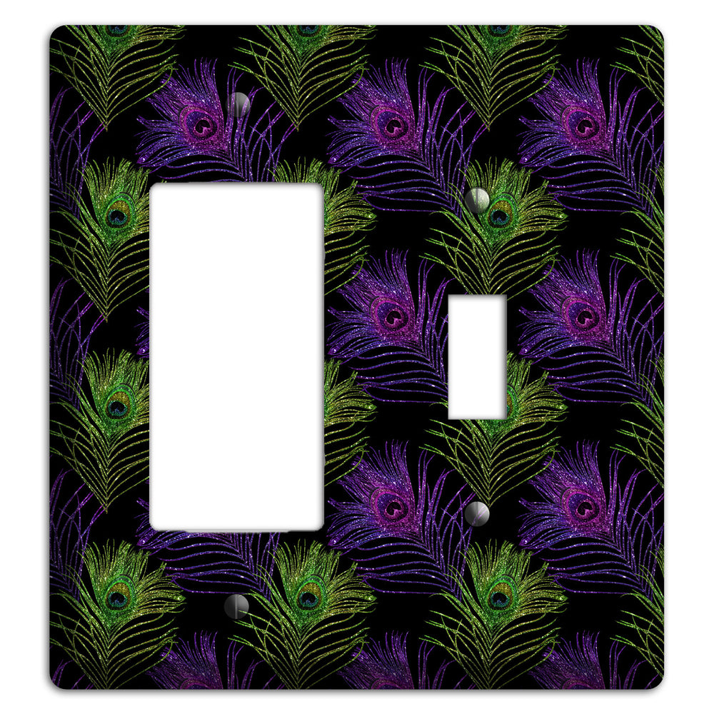 Feathers of the F√™te Rocker / Toggle Wallplate