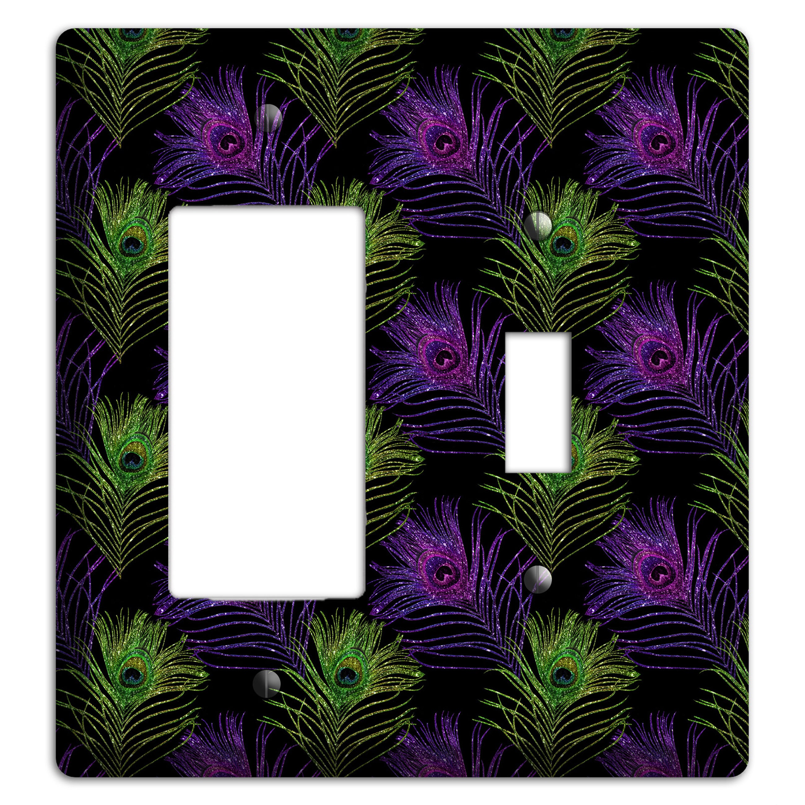 Feathers of the Fête Rocker / Toggle Wallplate