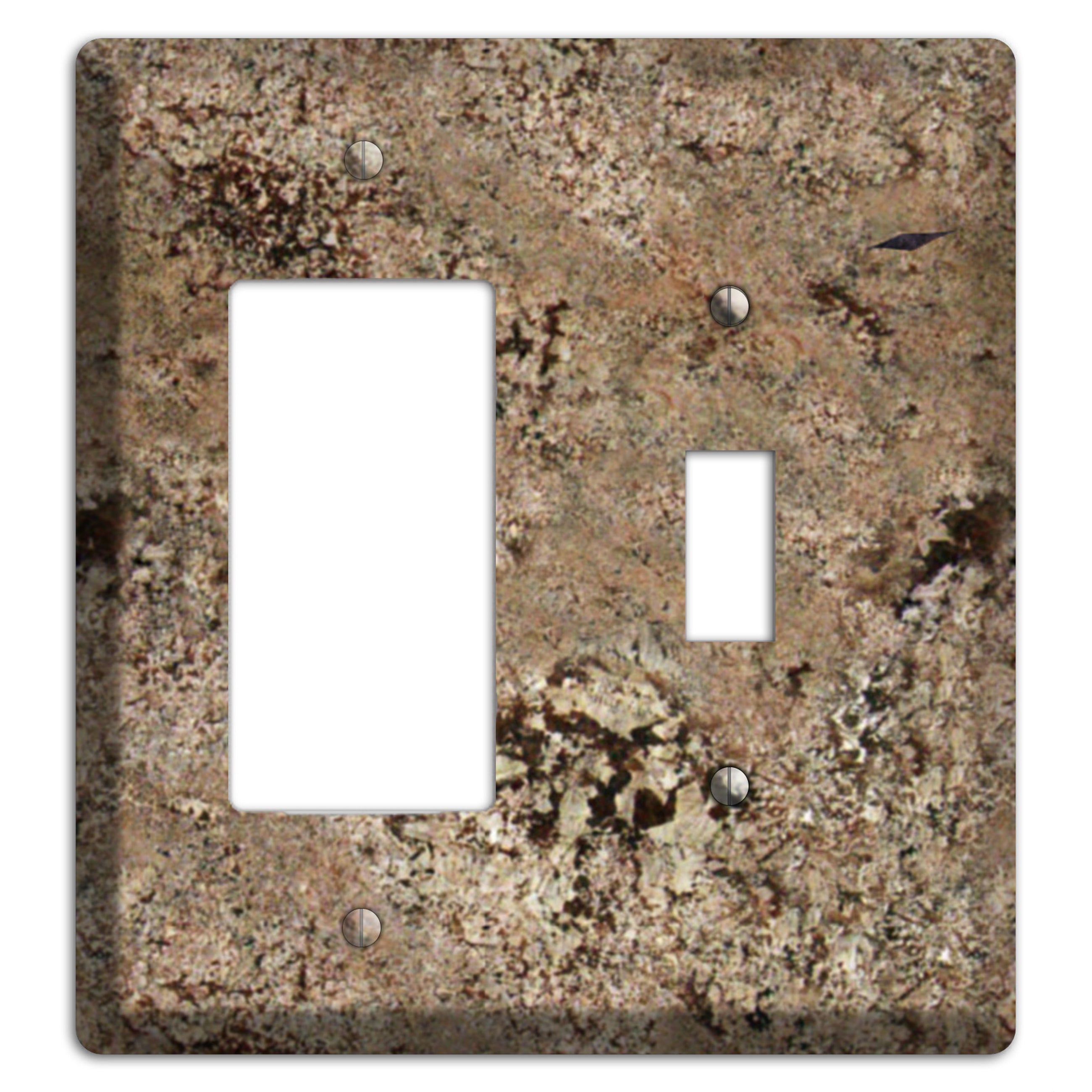 Crema Bordeaux Granite Rocker / Toggle Wallplate