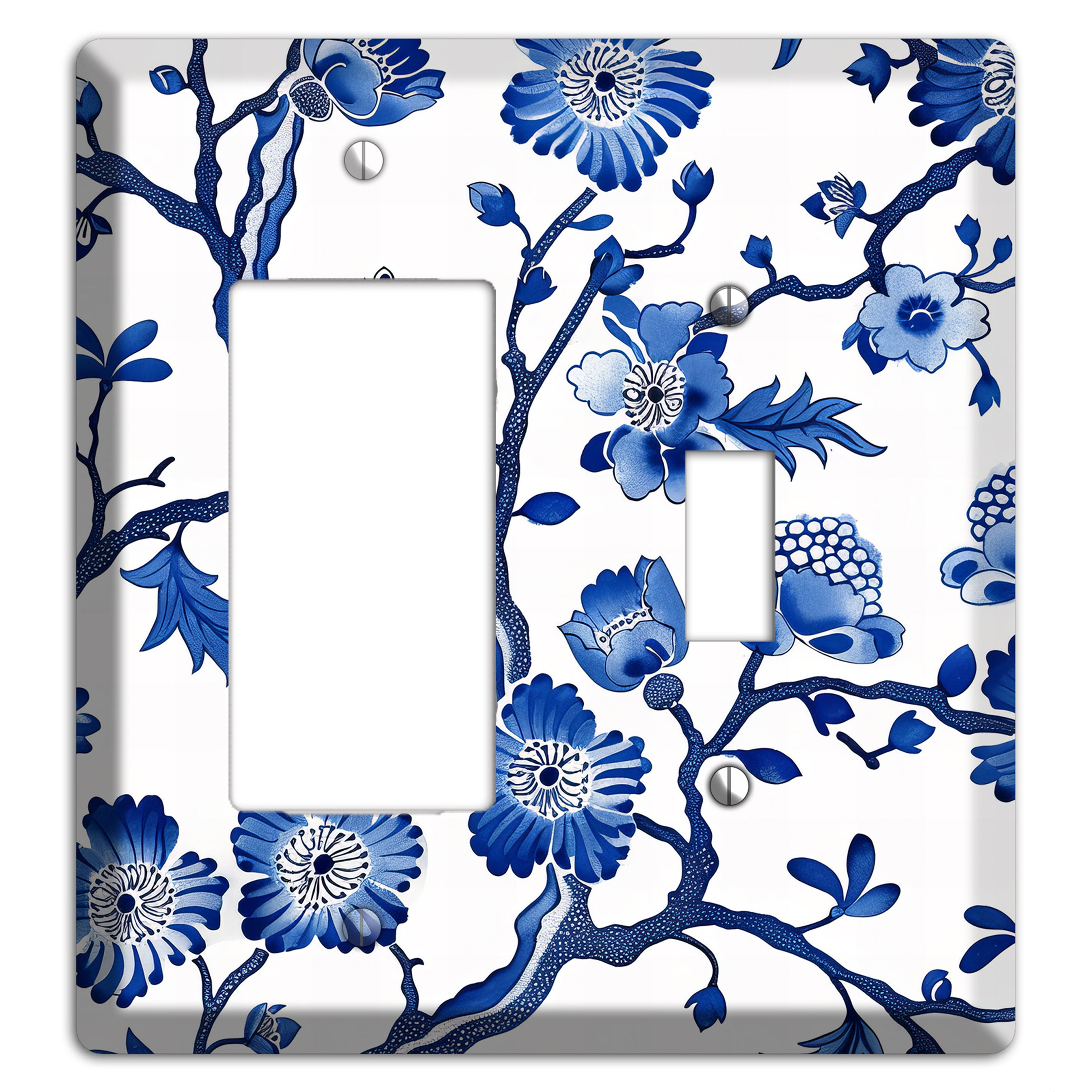 Porcelain Garden Reverie Rocker / Toggle Wallplate