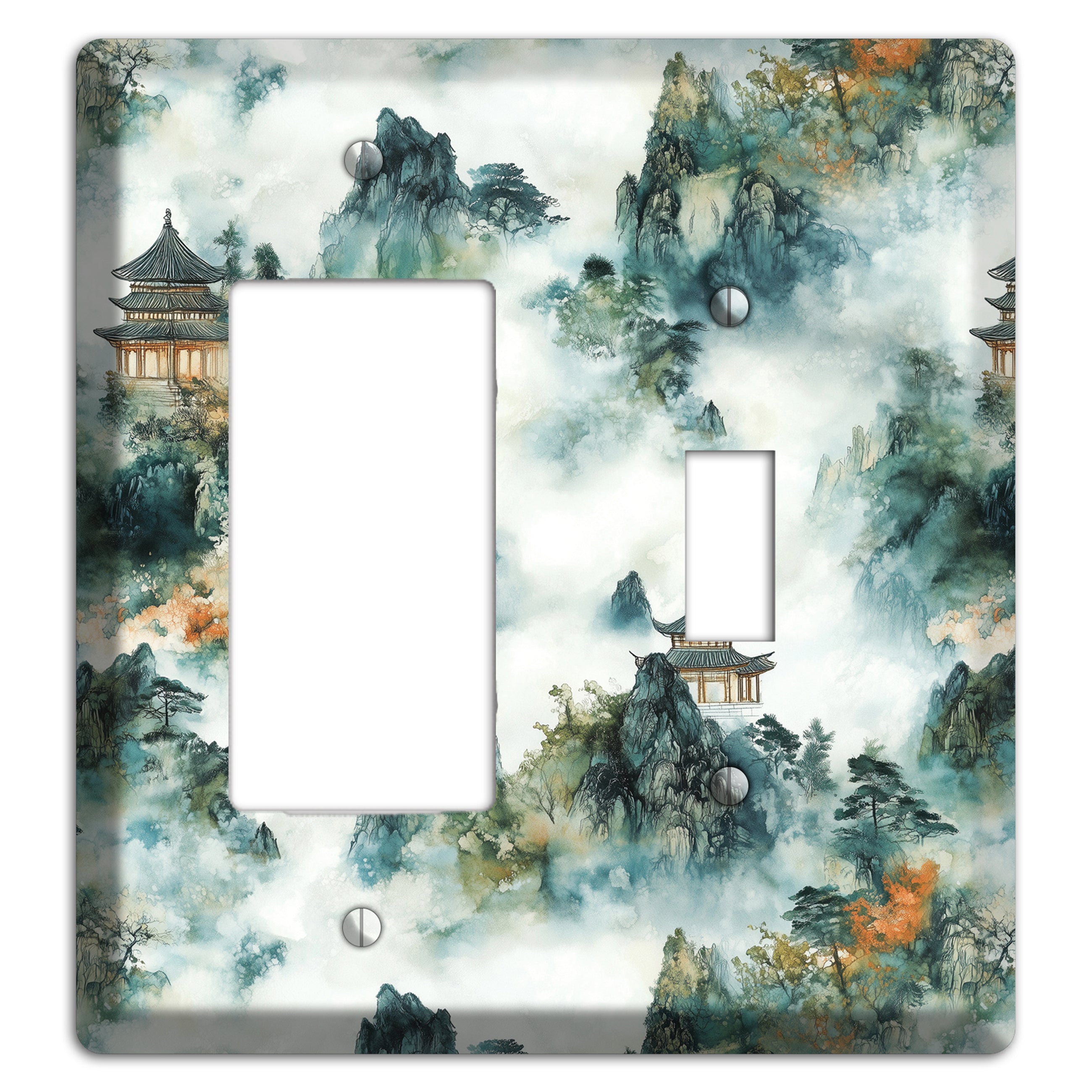 Pavilions in the Mist Rocker / Toggle Wallplate