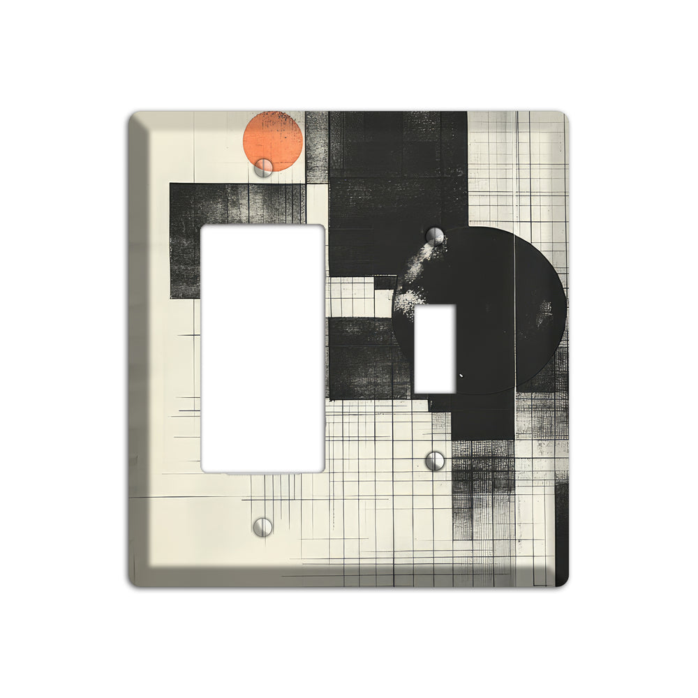 Eclipse Over Blueprint Rocker / Toggle Wallplate