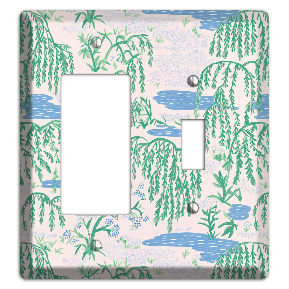 Willow & Still Water Rocker / Toggle Wallplate