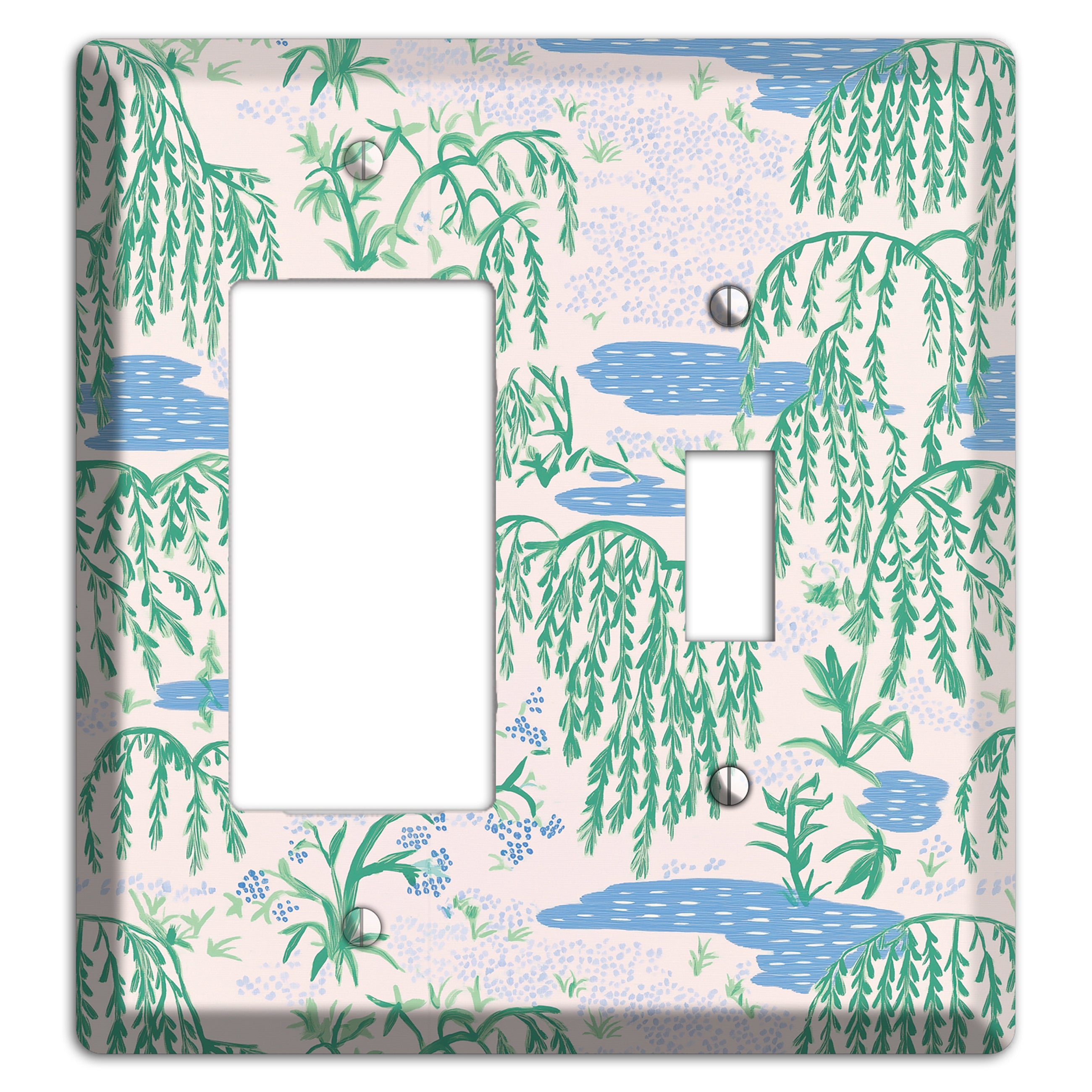 Willow & Still Water Rocker / Toggle Wallplate