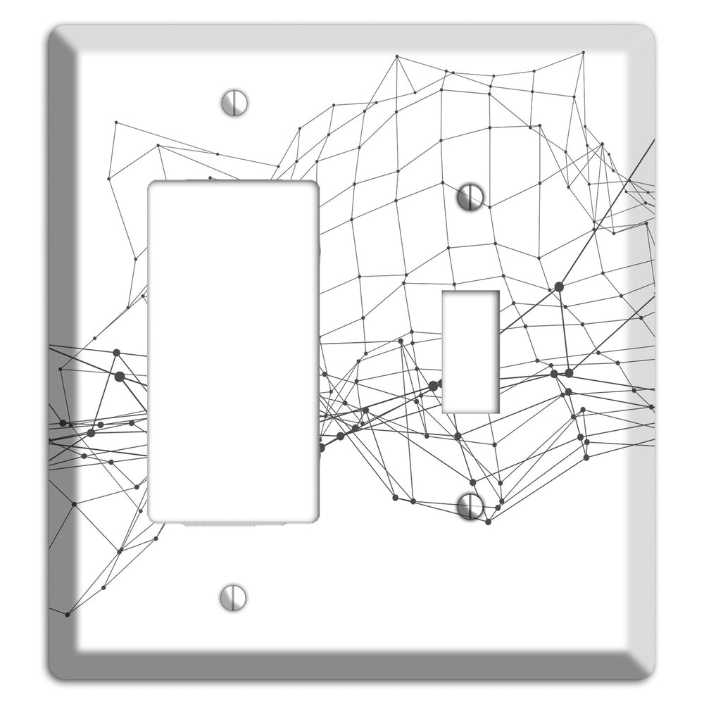 Phantom Mesh Drift Rocker / Toggle Wallplate