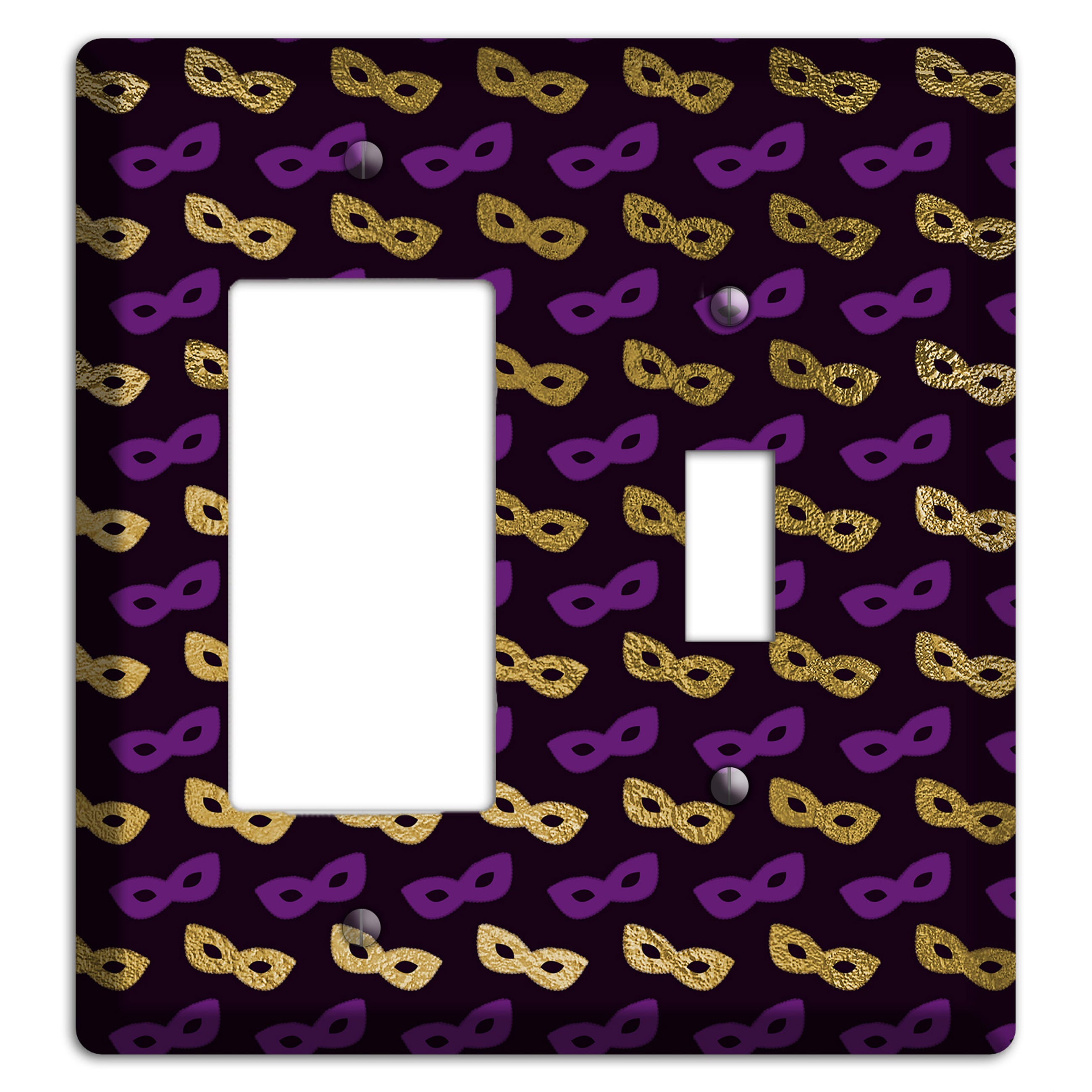 Midnight Masque Rocker / Toggle Wallplate