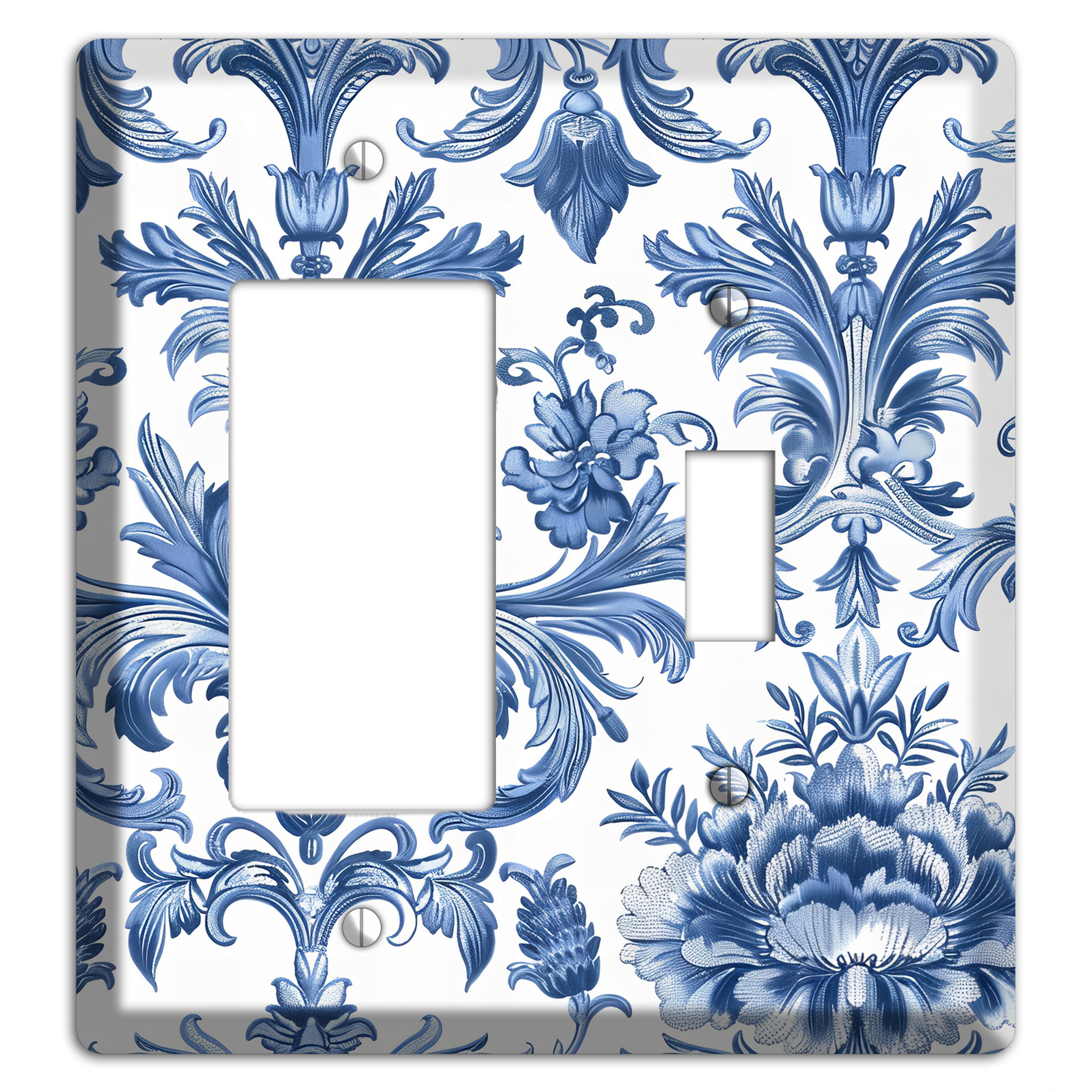 Porcelain Garden Reverie Rocker / Toggle Wallplate