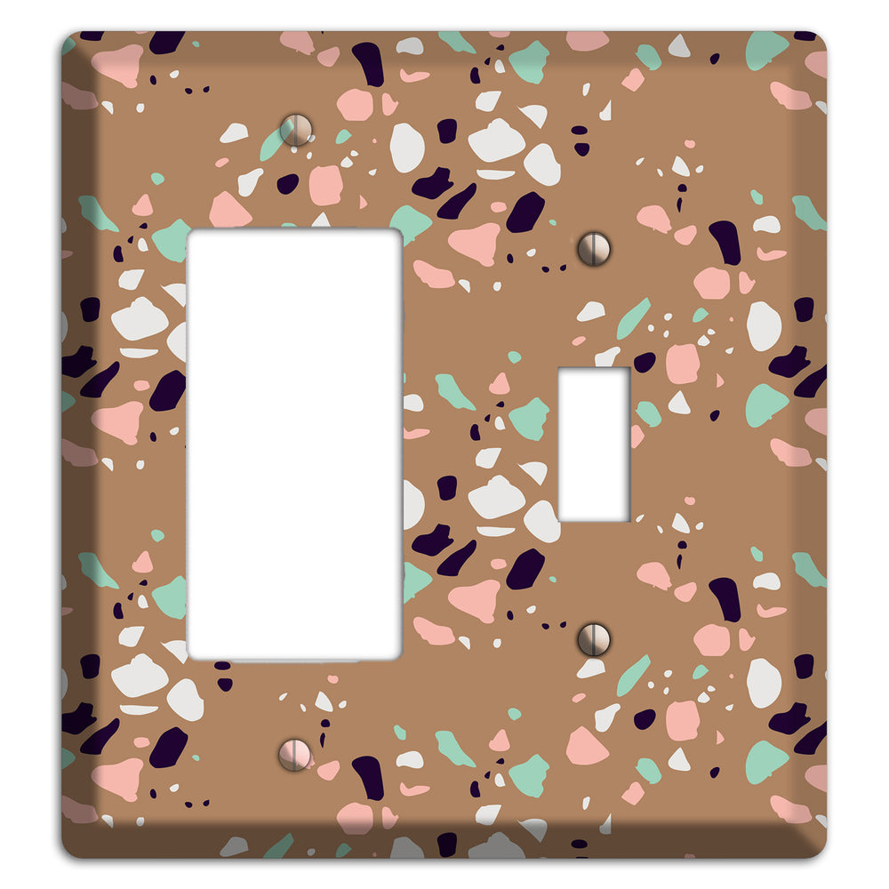 Clay Pebble Drop Rocker / Toggle Wallplate