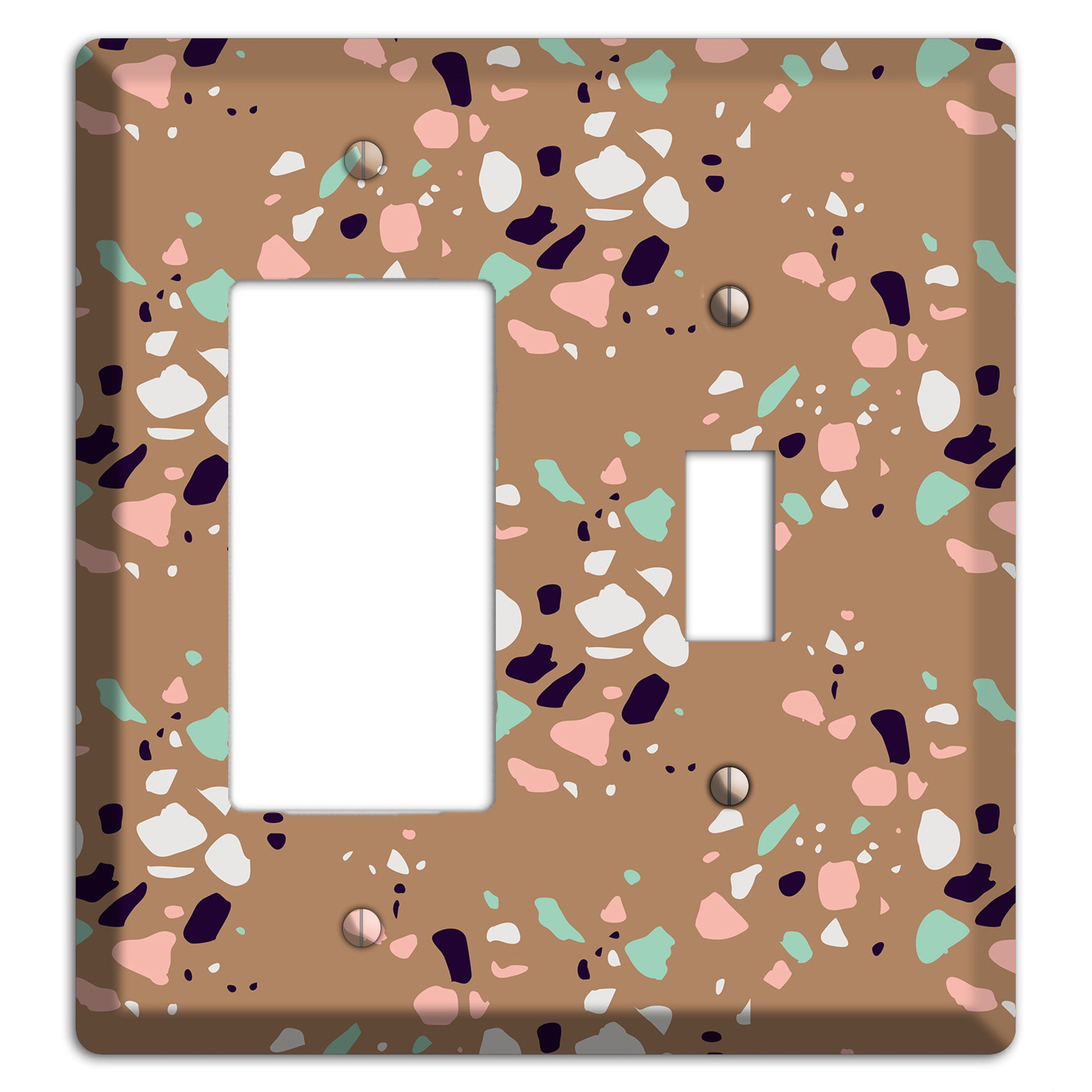 Clay Pebble Drop Rocker / Toggle Wallplate