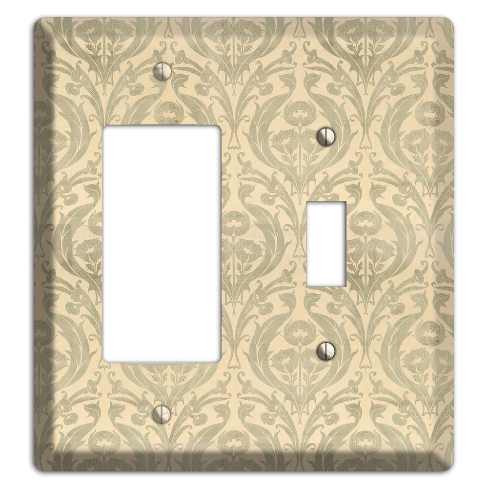 Whispered Thistle Rocker / Toggle Wallplate