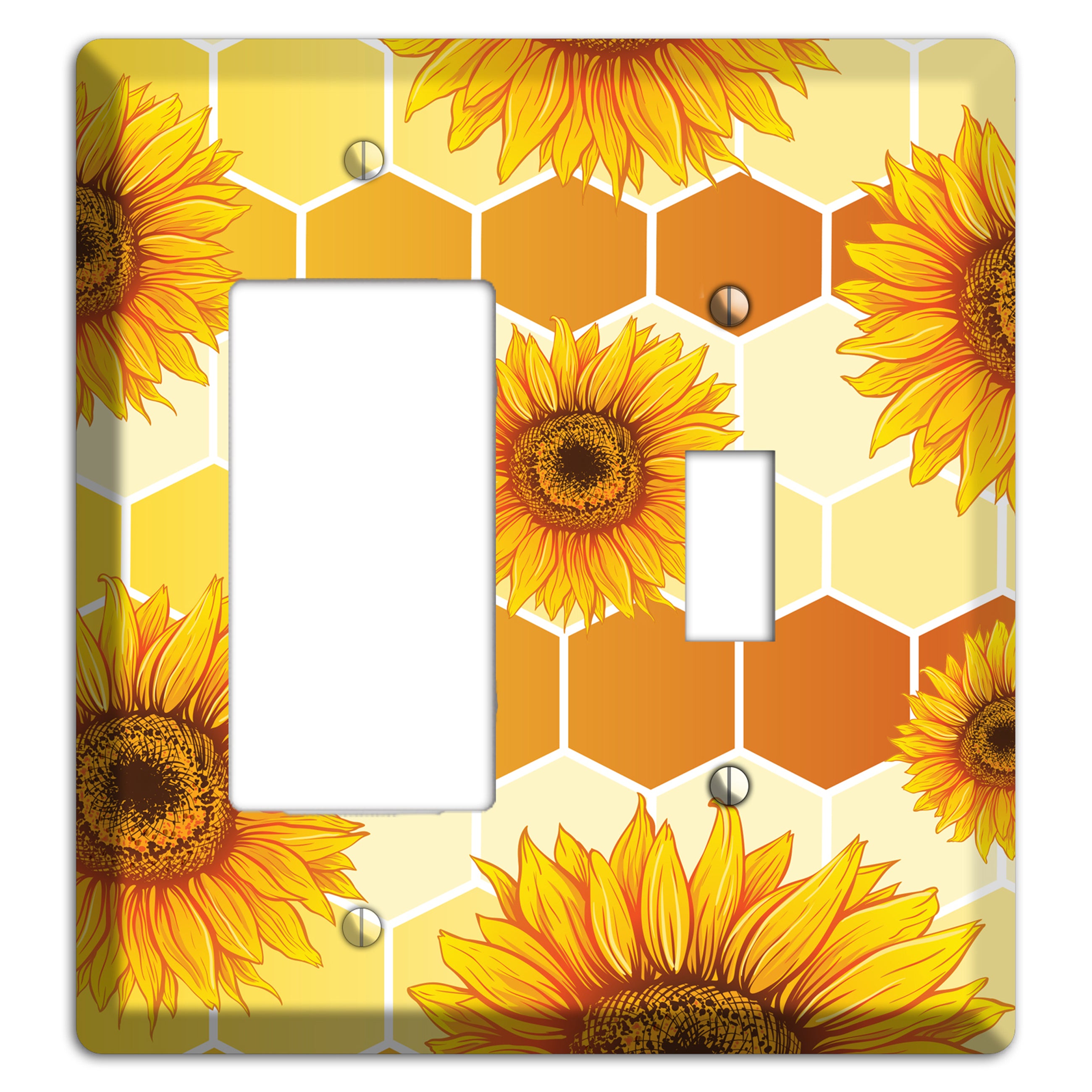 Honeycomb Solstice Rocker / Toggle Wallplate