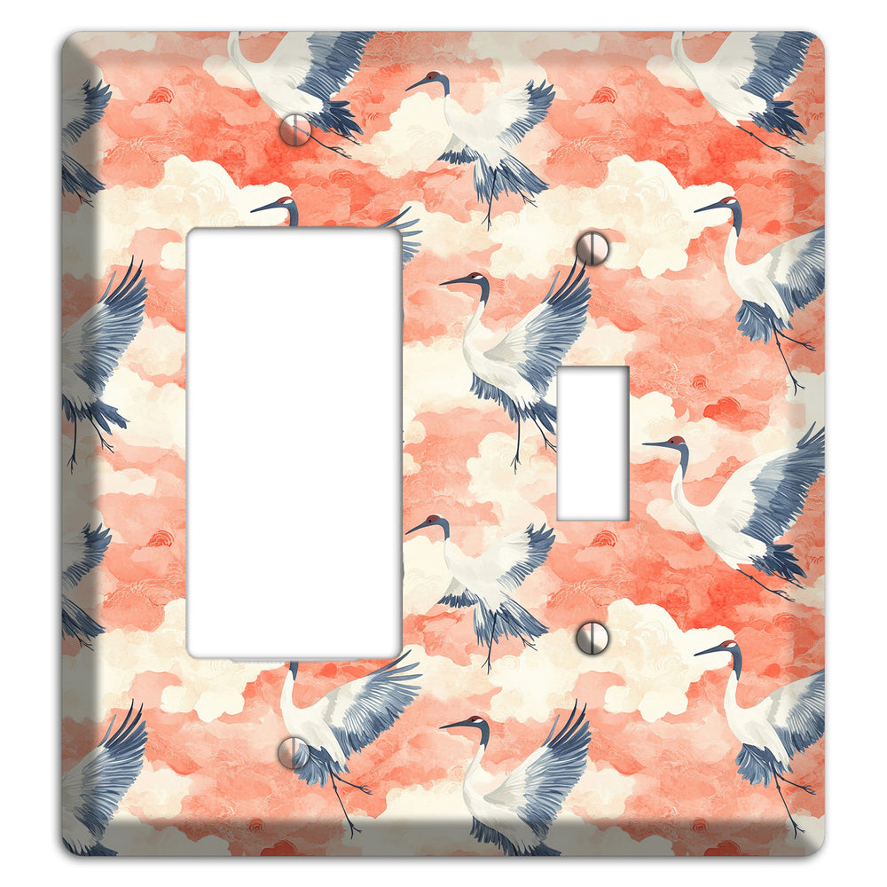 Coral Sky Migration Rocker / Toggle Wallplate