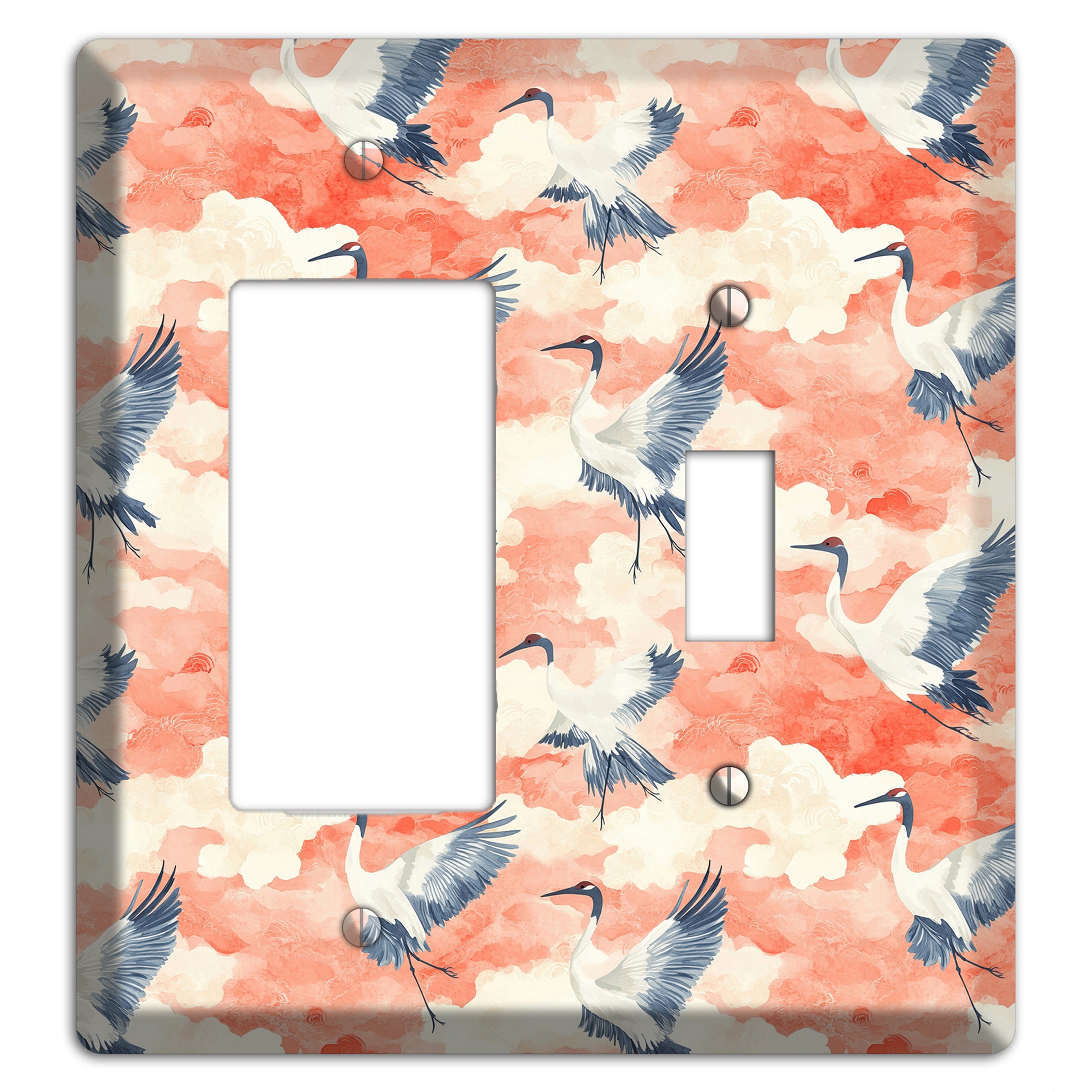 Coral Sky Migration Rocker / Toggle Wallplate