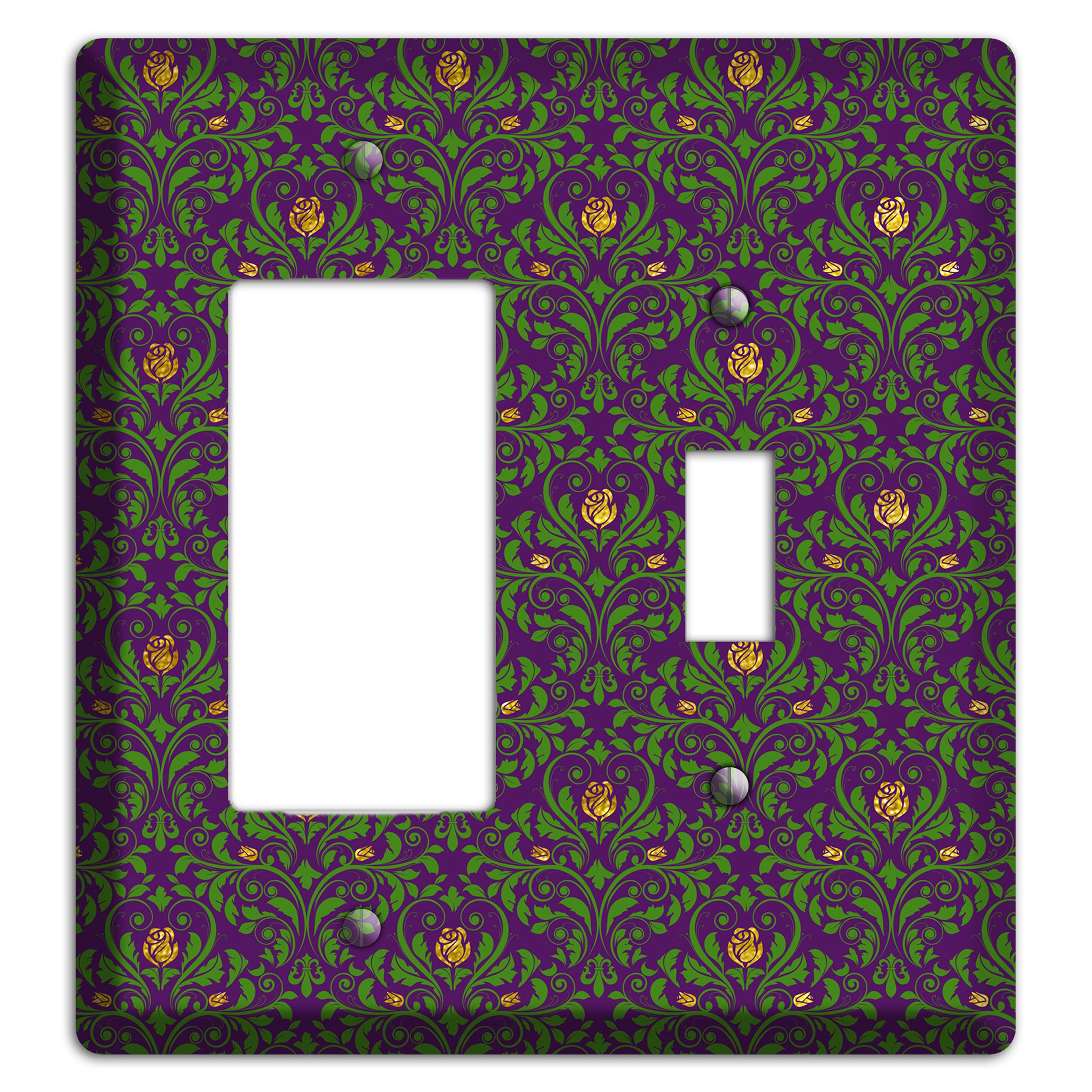 Jester’s Damask Rocker / Toggle Wallplate