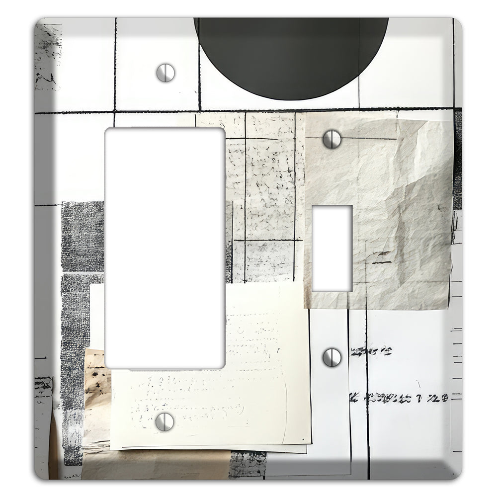 Paper & Memory Rocker / Toggle Wallplate