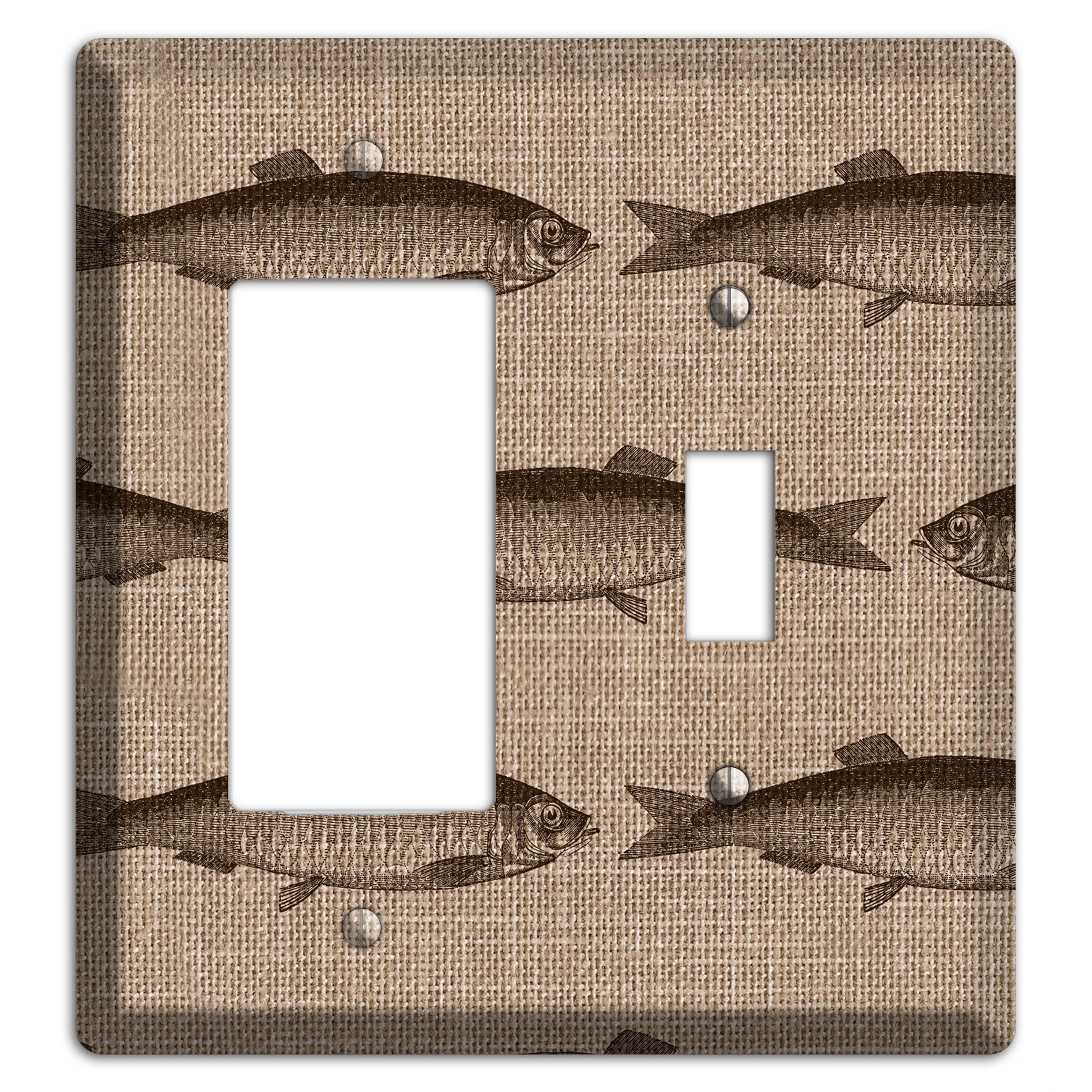 Shoal Sketch Rocker / Toggle Wallplate