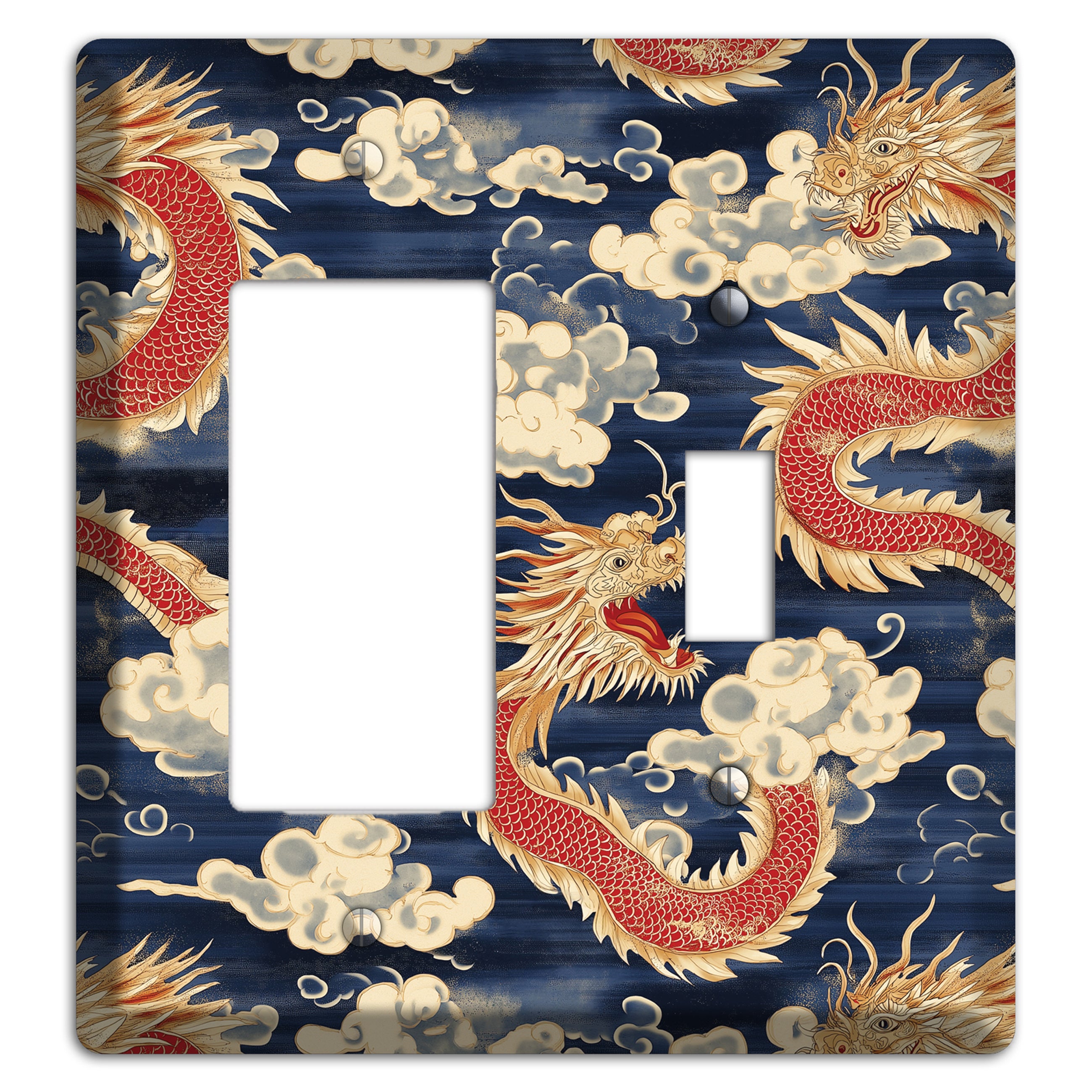Sovereign Sky Dragons Rocker / Toggle Wallplate