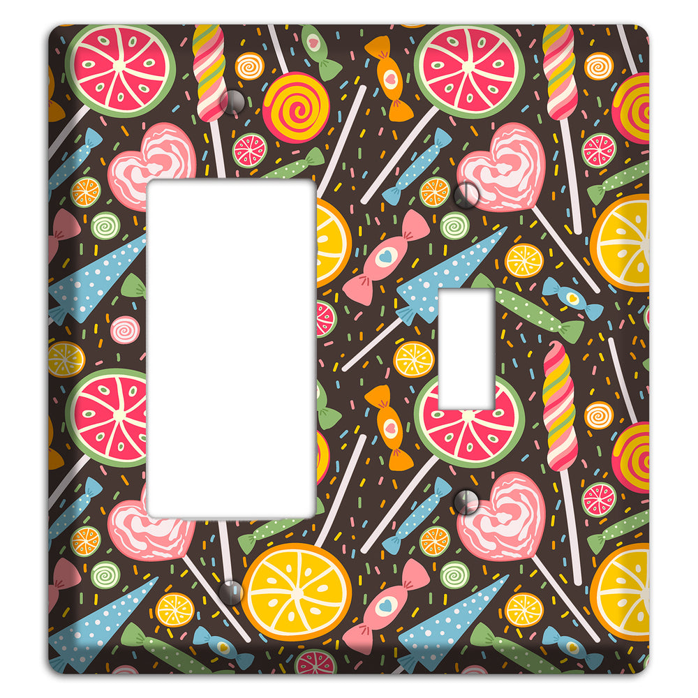 Candy Carnival (Dark) Rocker / Toggle Wallplate