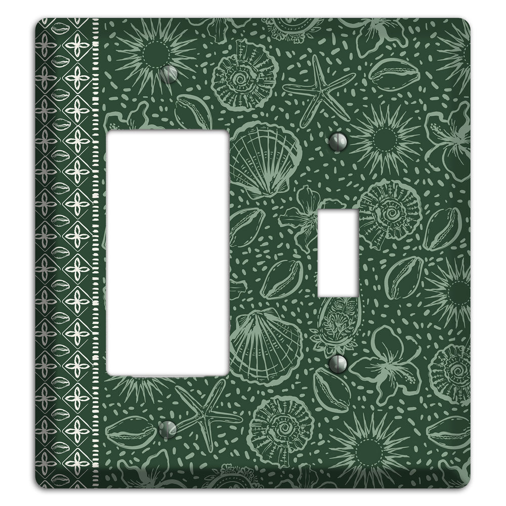 Emerald Tide Reliquary Rocker / Toggle Wallplate