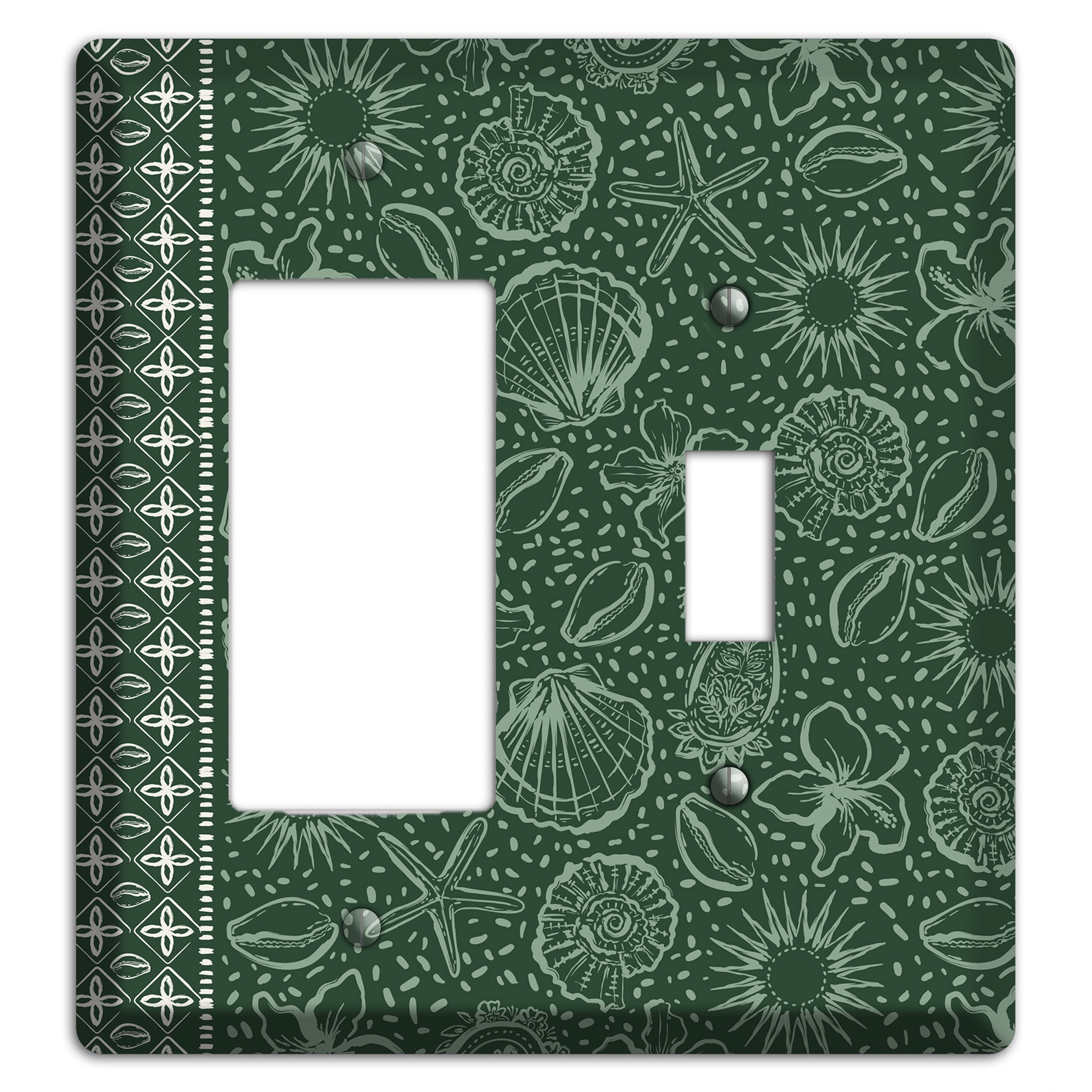 Emerald Tide Reliquary Rocker / Toggle Wallplate