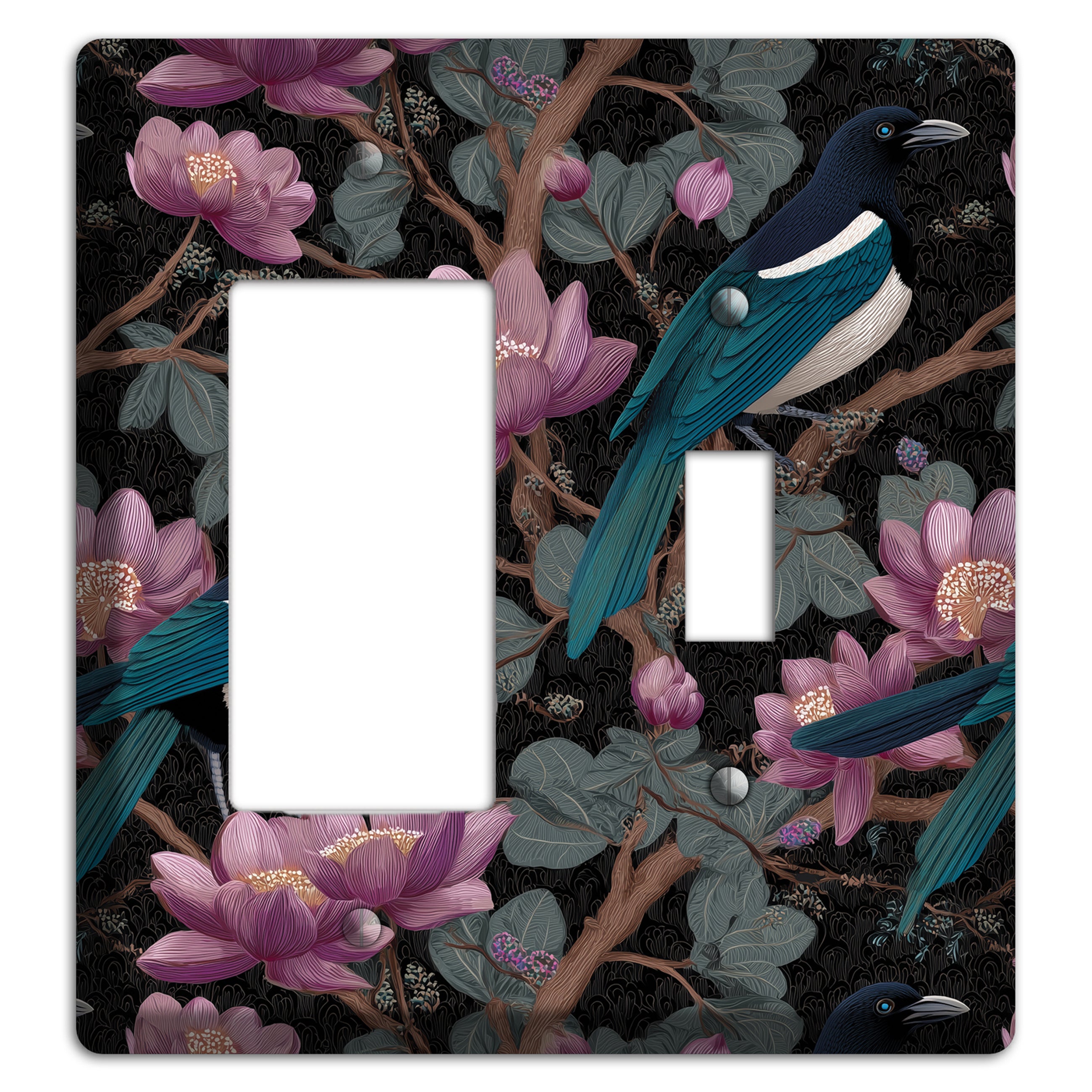 Magpie Moon Garden Rocker / Toggle Wallplate