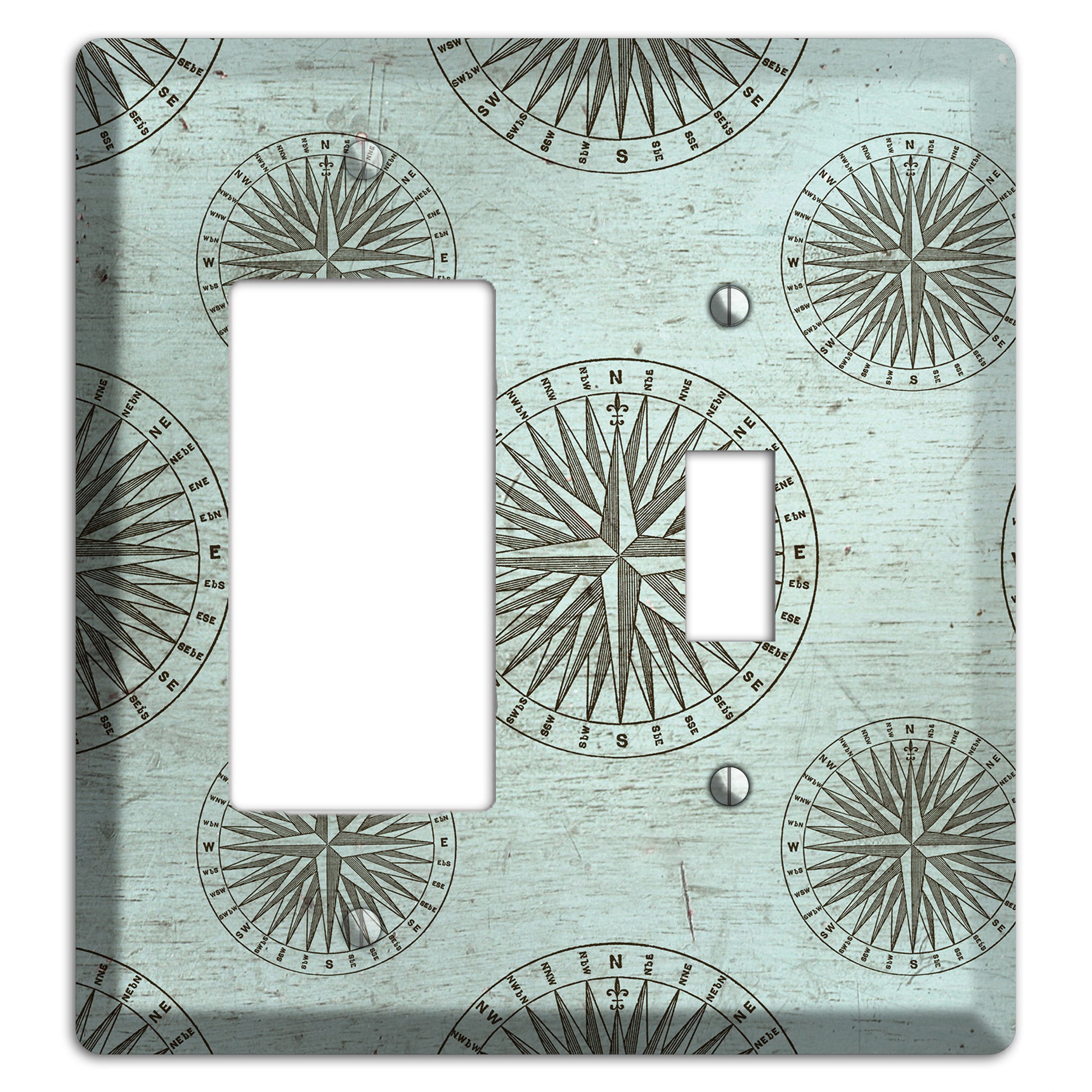 Compass & Current Rocker / Toggle Wallplate