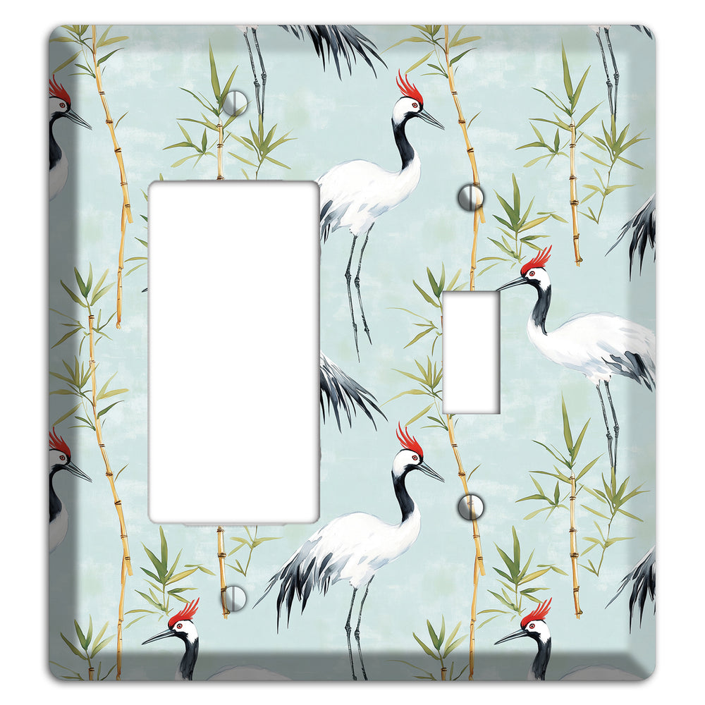 Celadon Bamboo Vigil Rocker / Toggle Wallplate