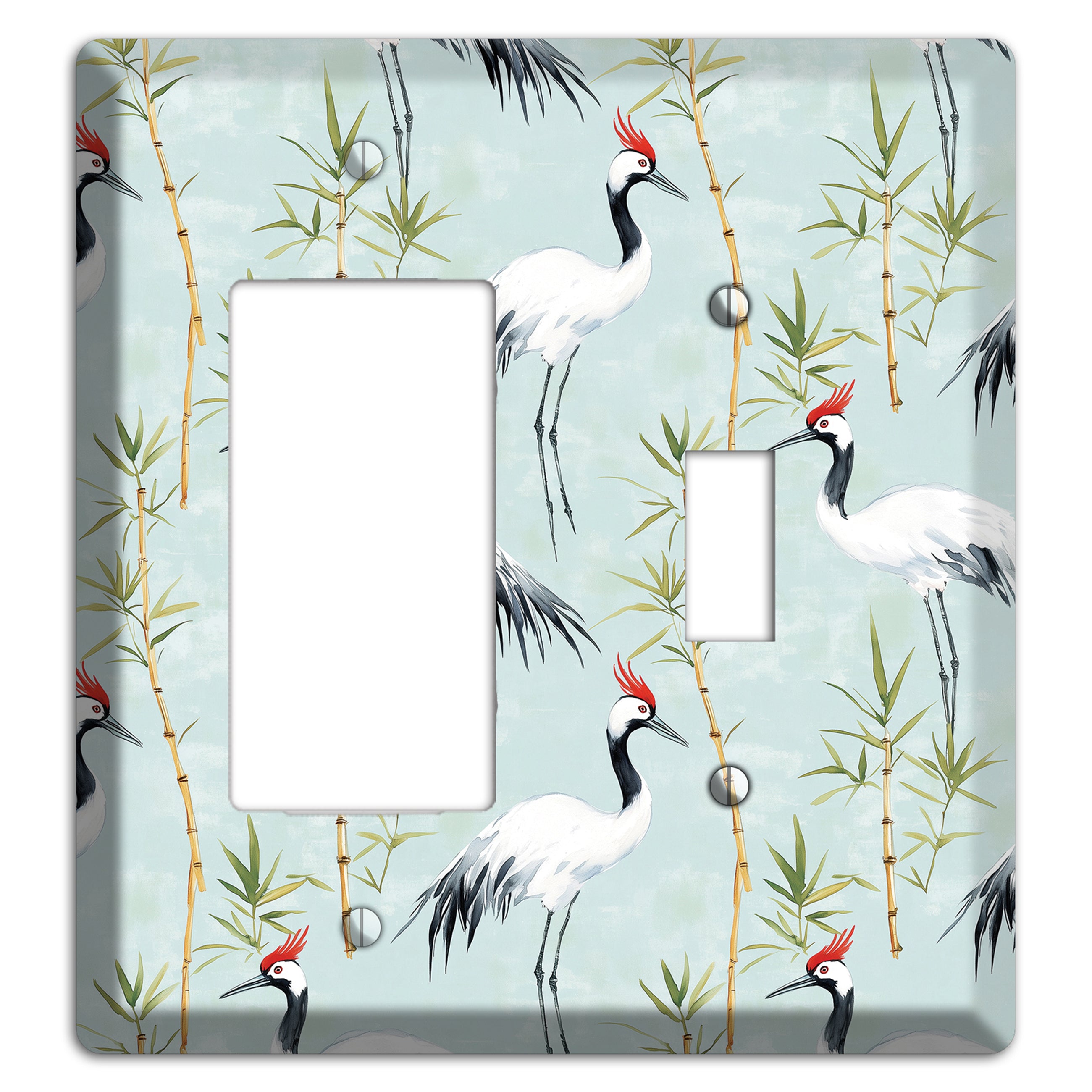Celadon Bamboo Vigil Rocker / Toggle Wallplate