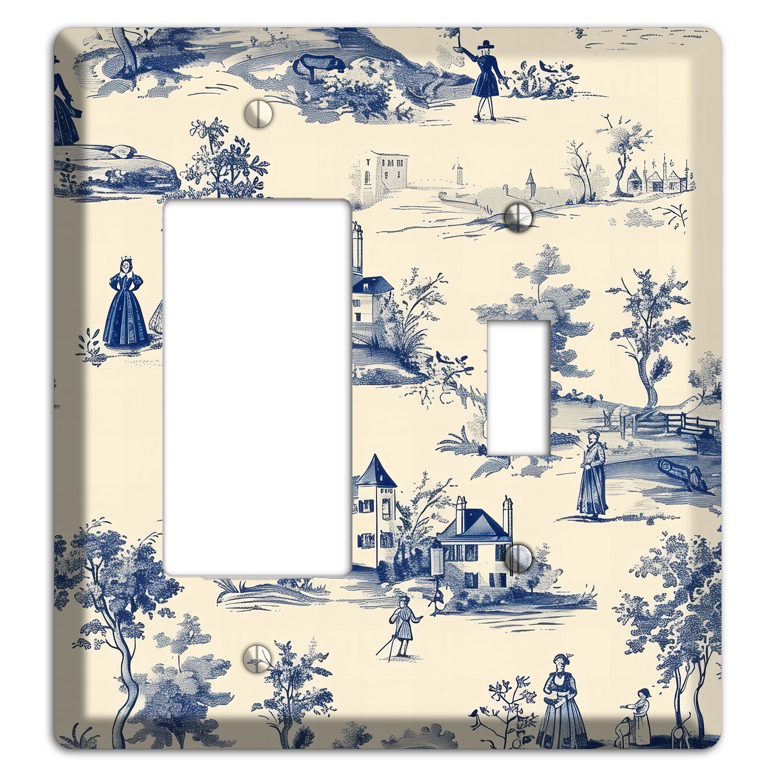 Pastoral Letter Rocker / Toggle Wallplate