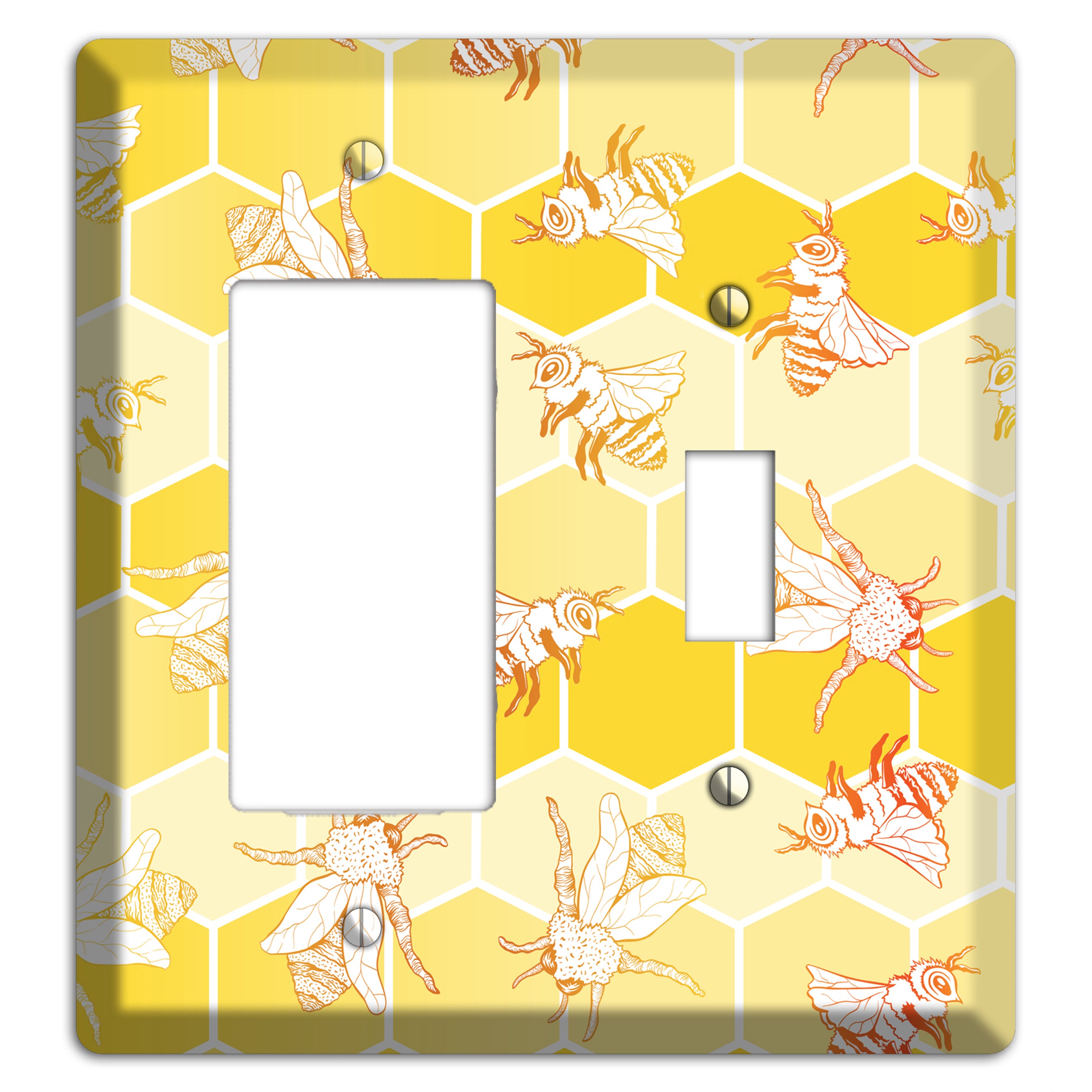 Hive & Flutter Rocker / Toggle Wallplate