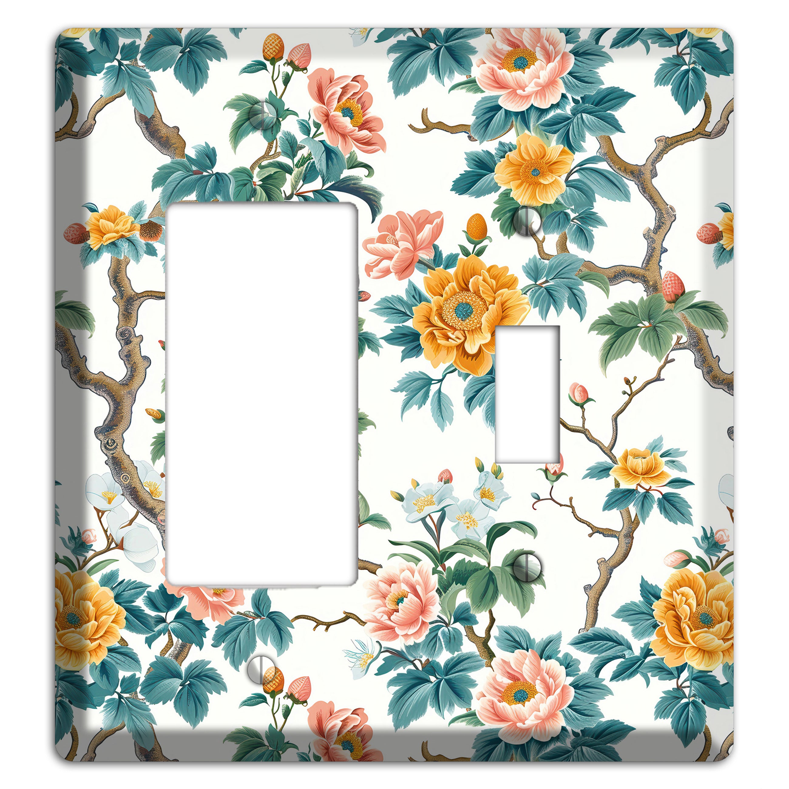 Blossom & Bough Rocker / Toggle Wallplate