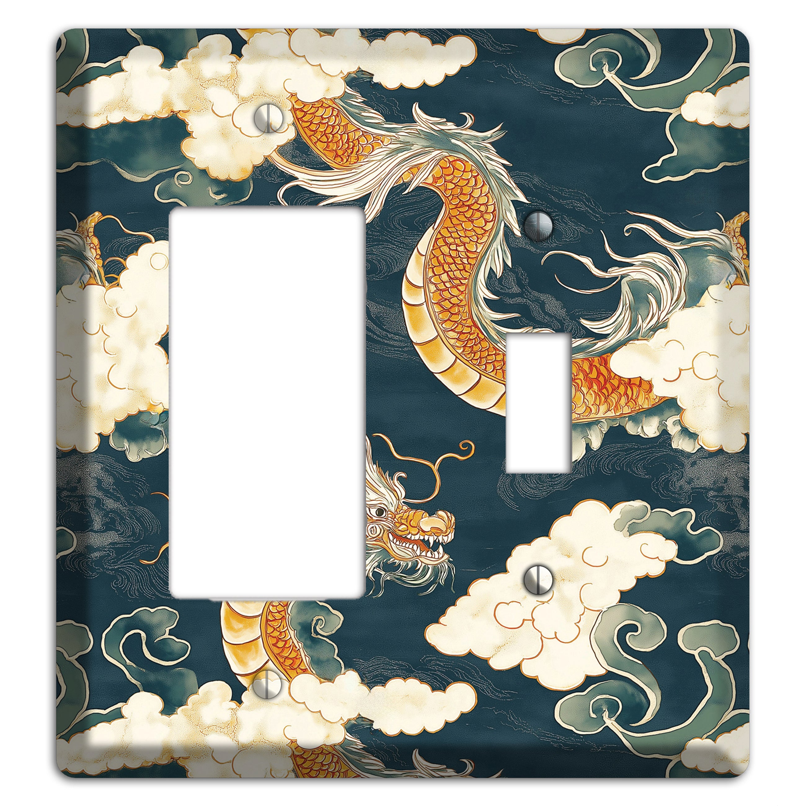 Celestial Serpent Sky Rocker / Toggle Wallplate