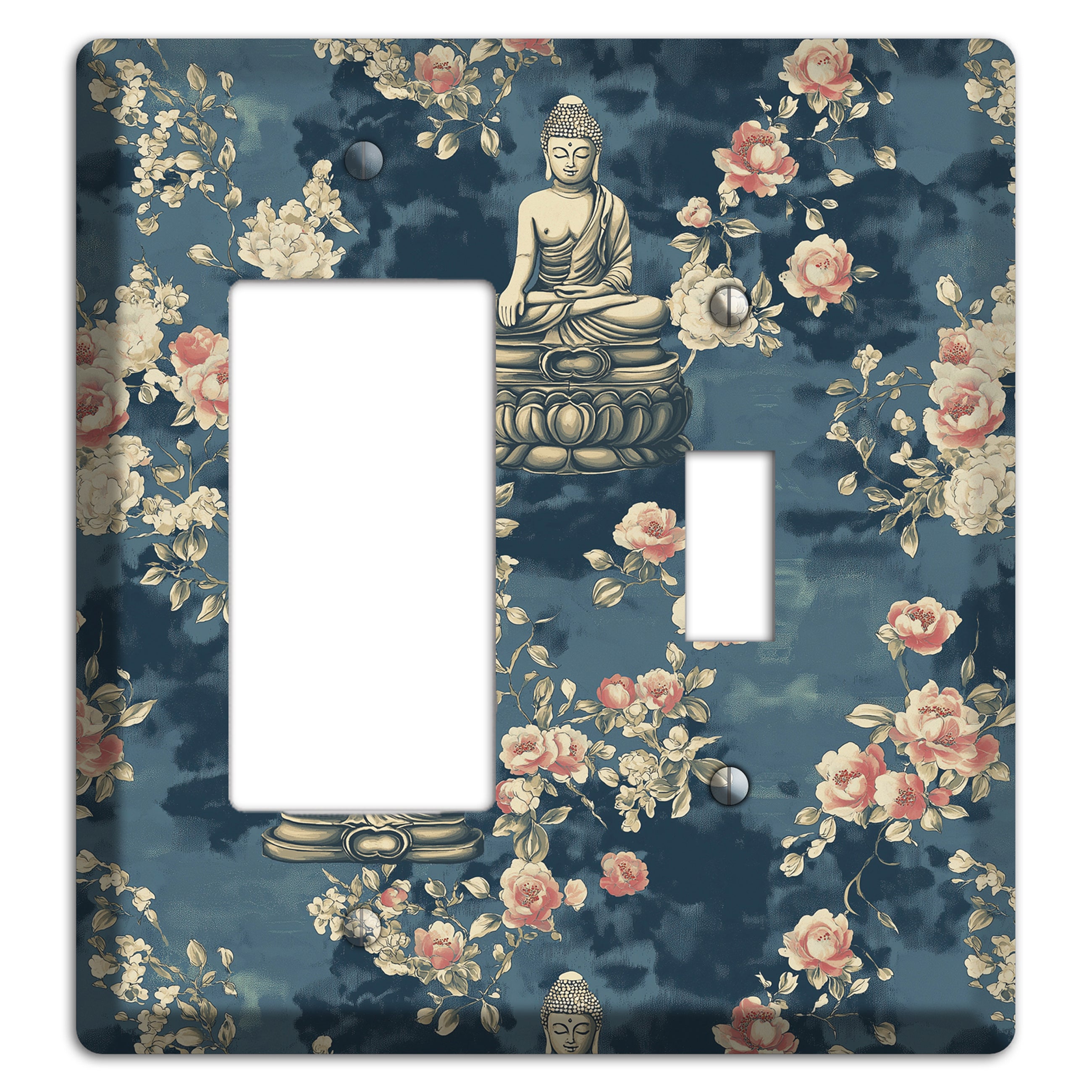 Lotus & Bloom Rocker / Toggle Wallplate