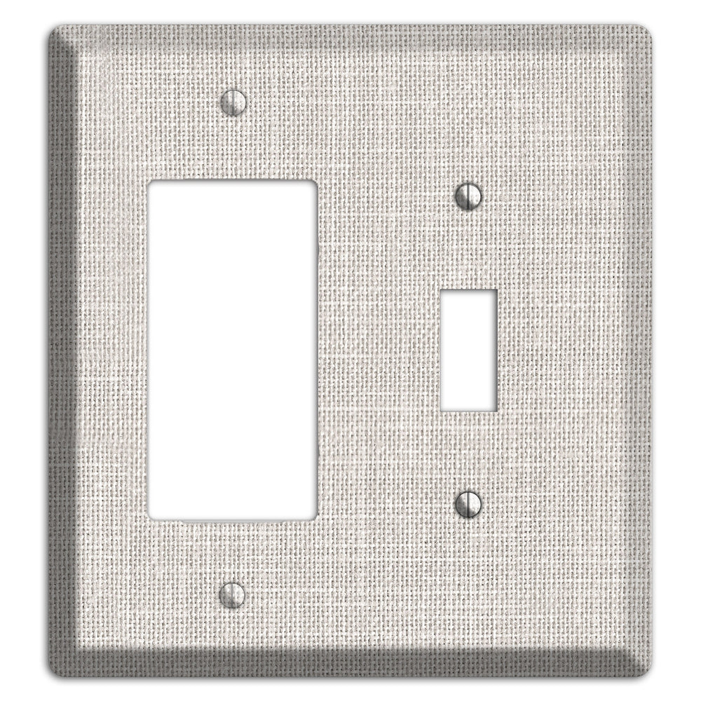 Linen Drift Rocker / Toggle Wallplate