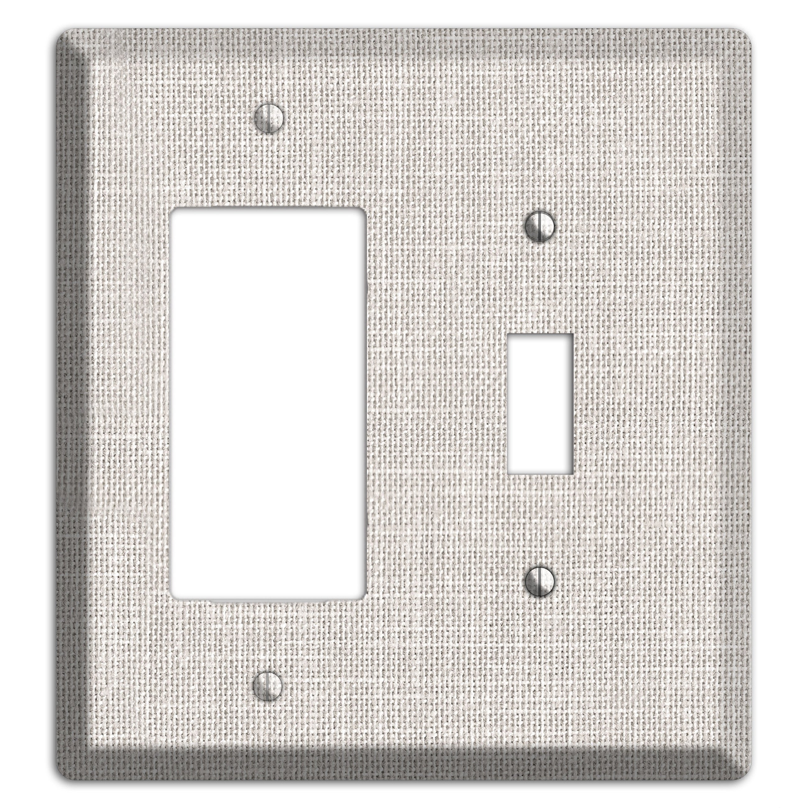 Linen Drift Rocker / Toggle Wallplate