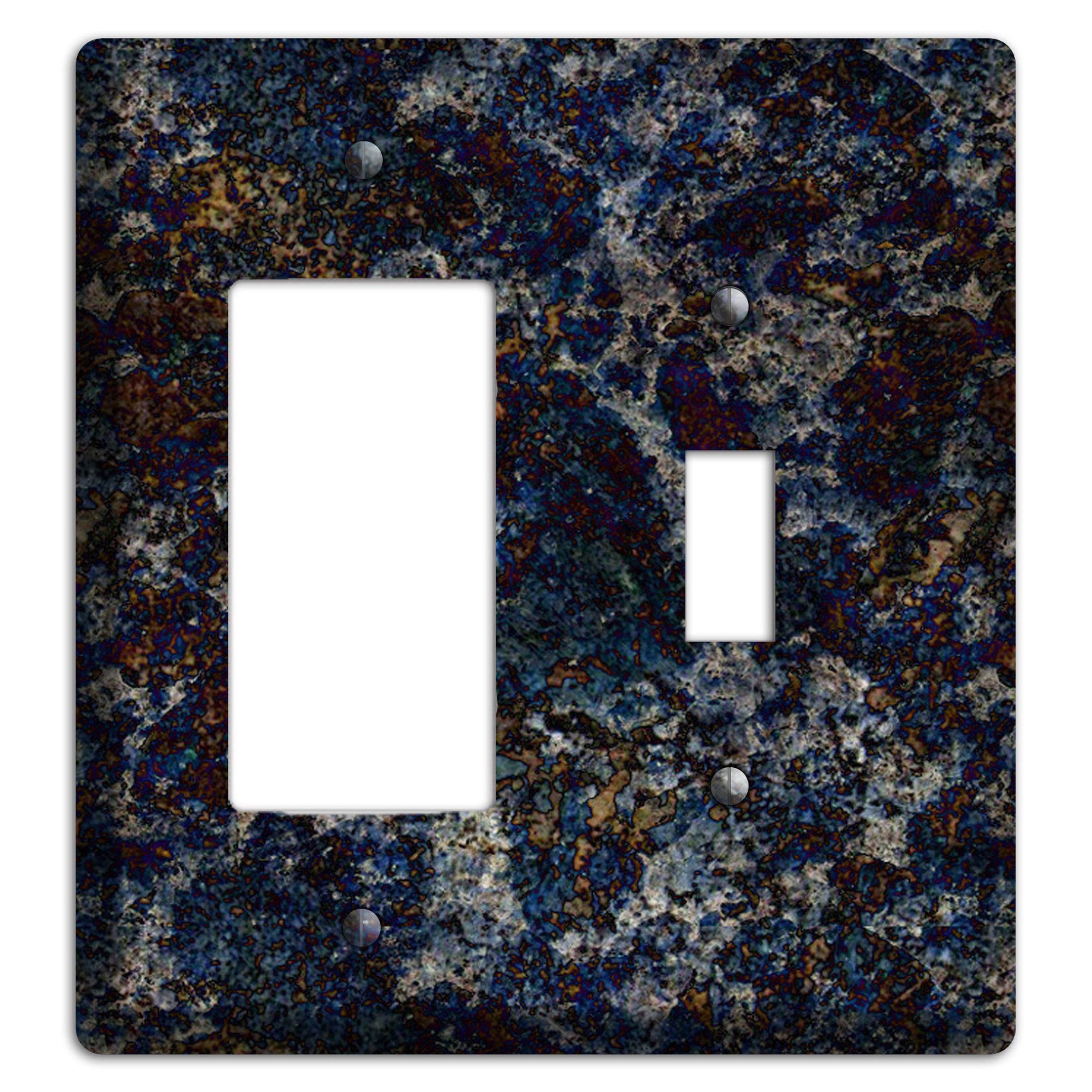 Blue Louise Granite Rocker / Toggle Wallplate