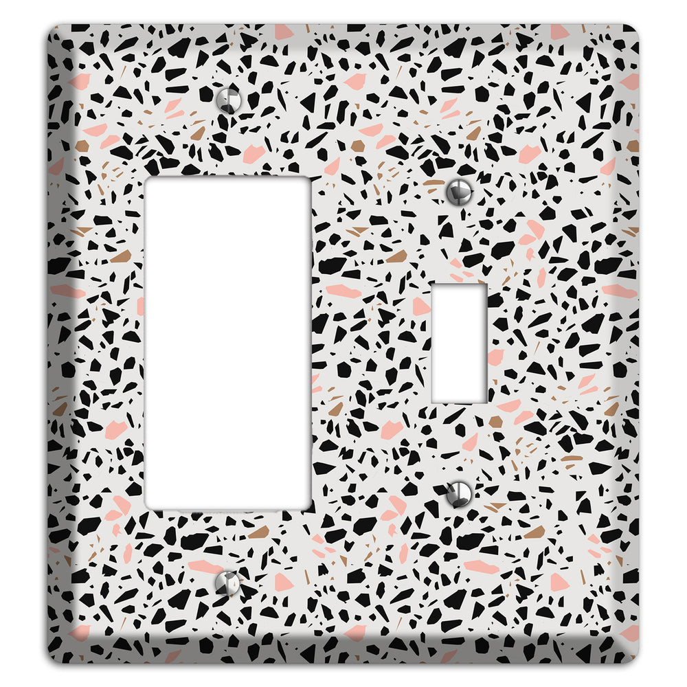 Monochrome Mix Rocker / Toggle Wallplate