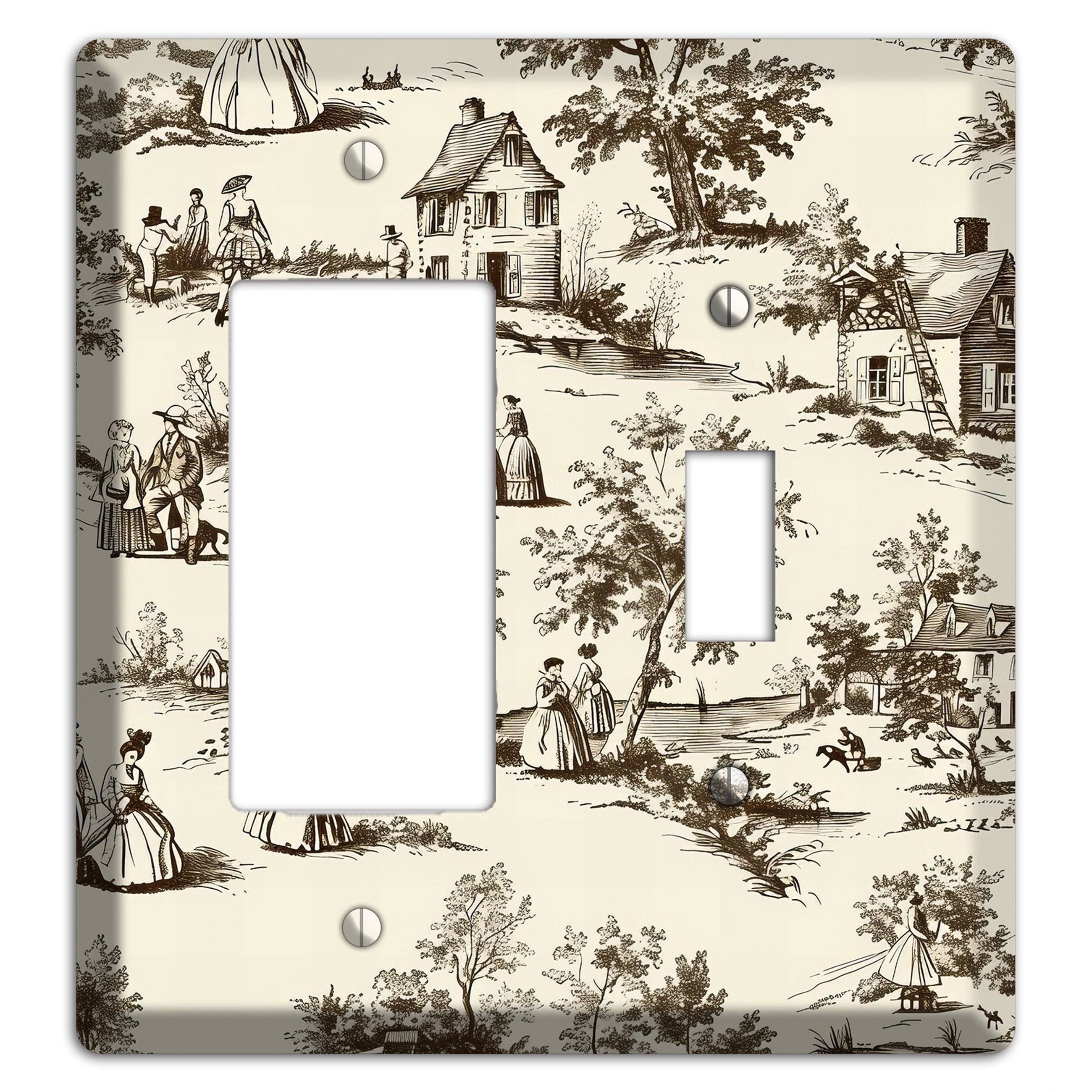 Country Promenade Rocker / Toggle Wallplate