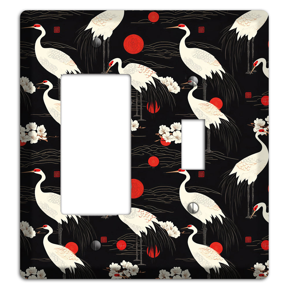 Obsidian Sun Vigil Rocker / Toggle Wallplate