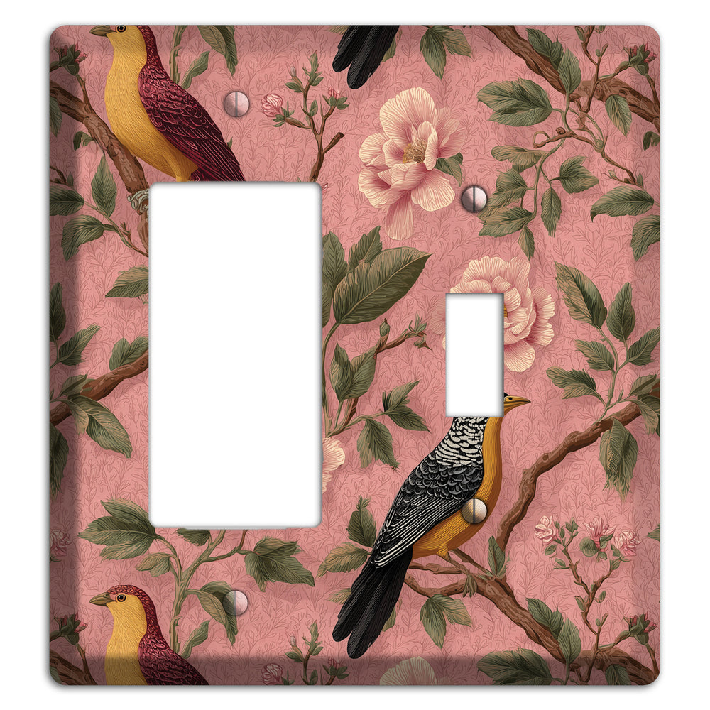 Peony & Perch Rocker / Toggle Wallplate