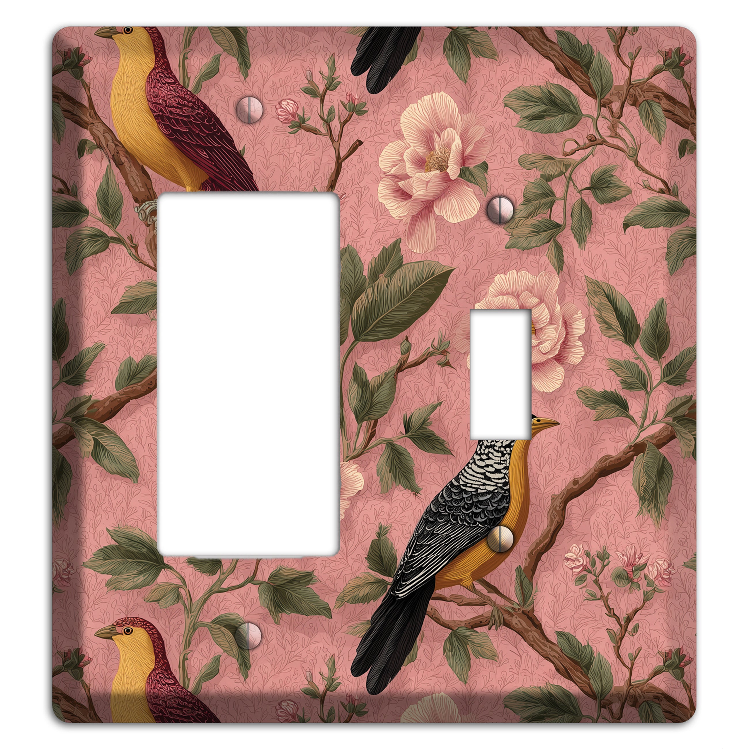 Peony & Perch Rocker / Toggle Wallplate
