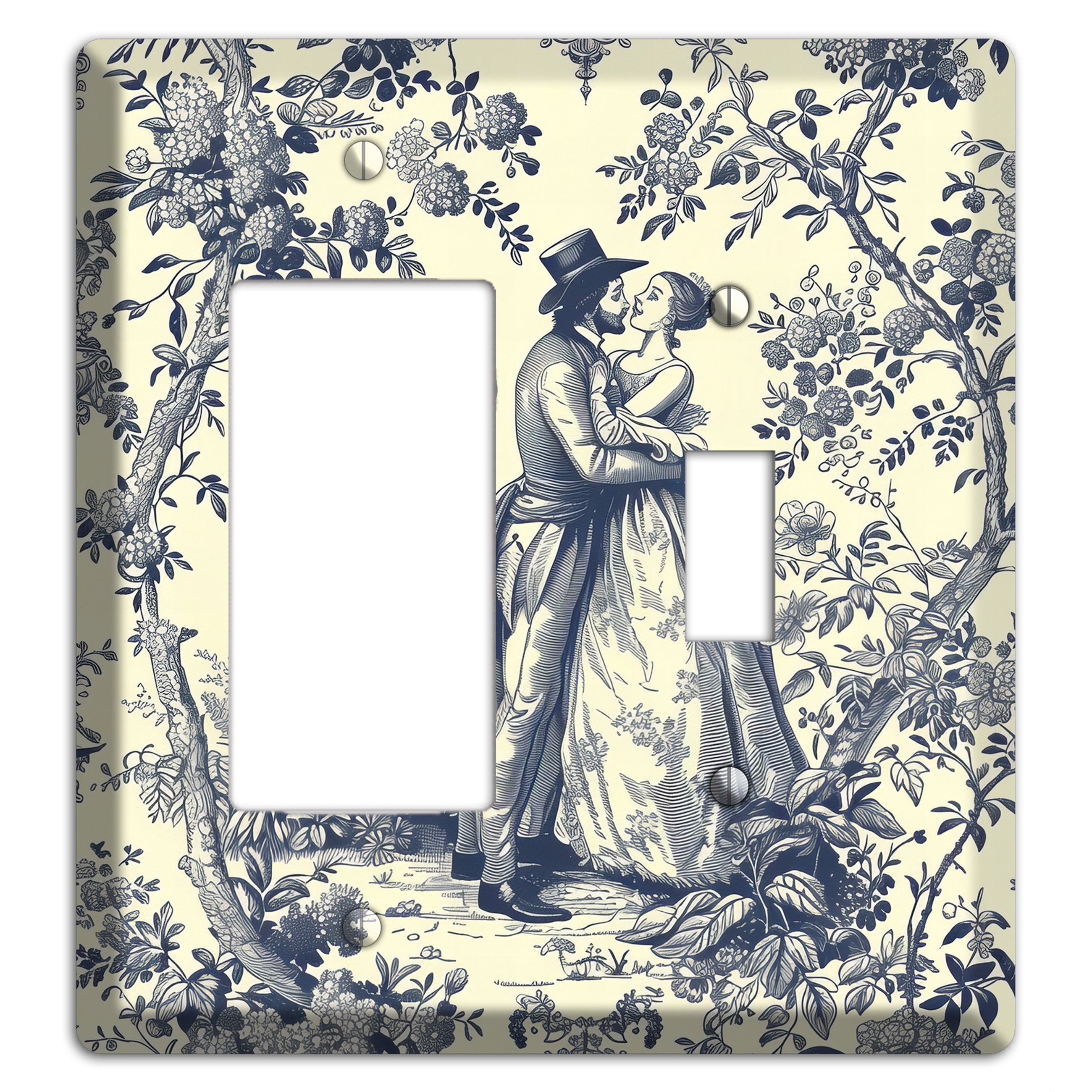 Garden Tryst Rocker / Toggle Wallplate