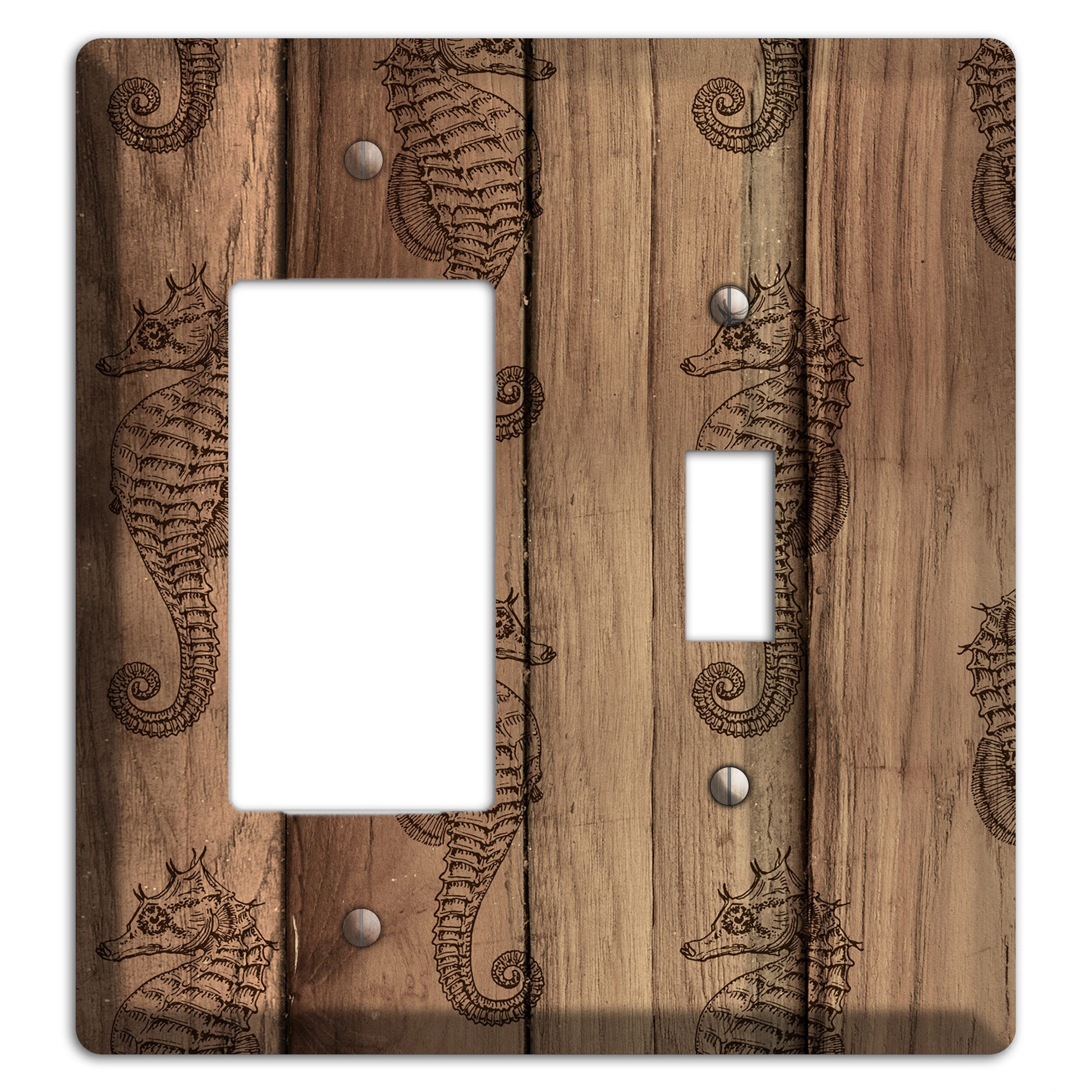 Planktonic Ponies Rocker / Toggle Wallplate