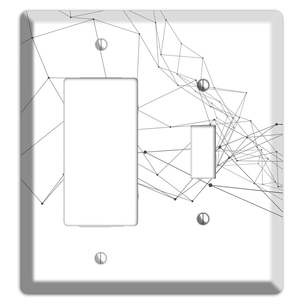 Gossamer Transit Map Rocker / Toggle Wallplate