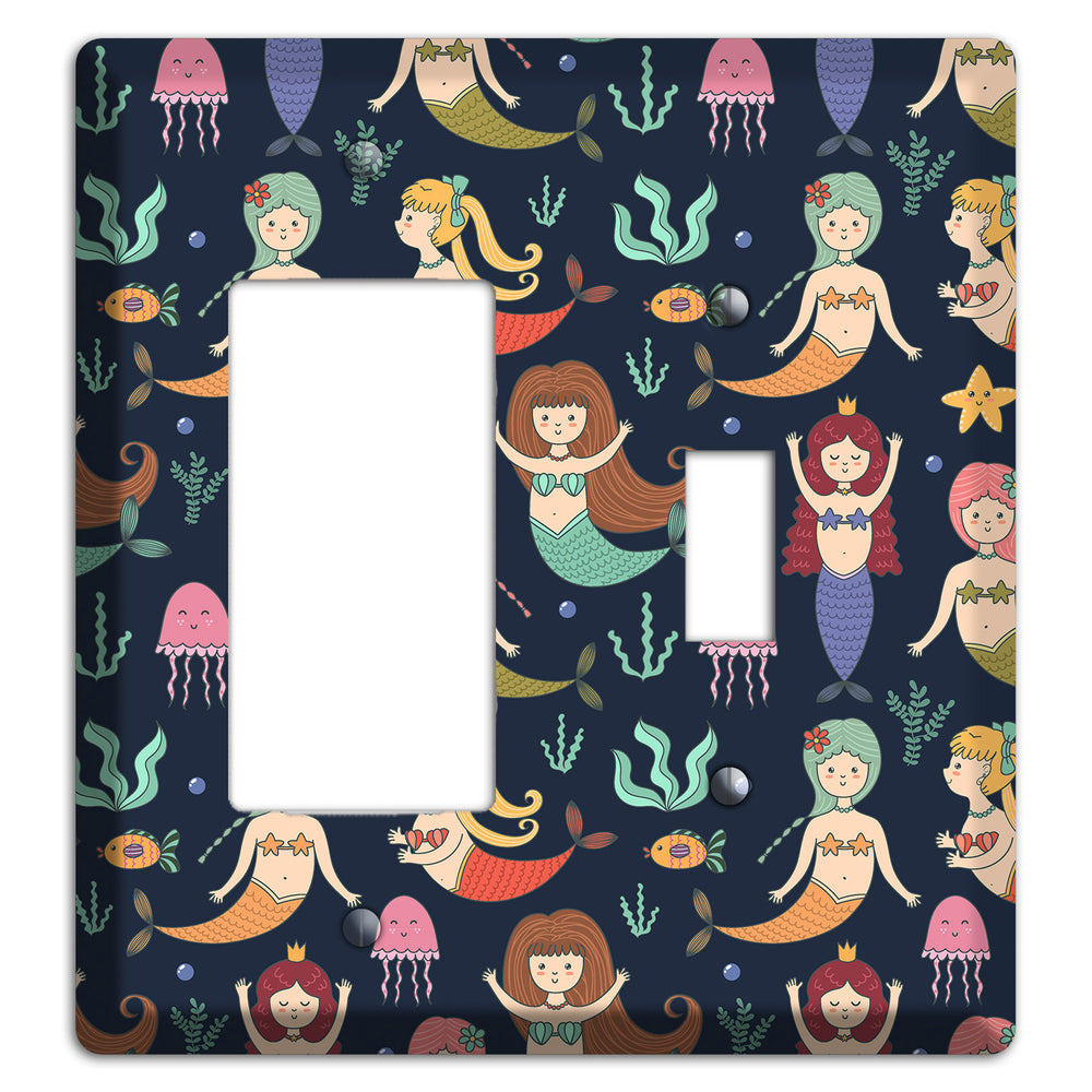 Mermaid Lagoon Party Rocker / Toggle Wallplate