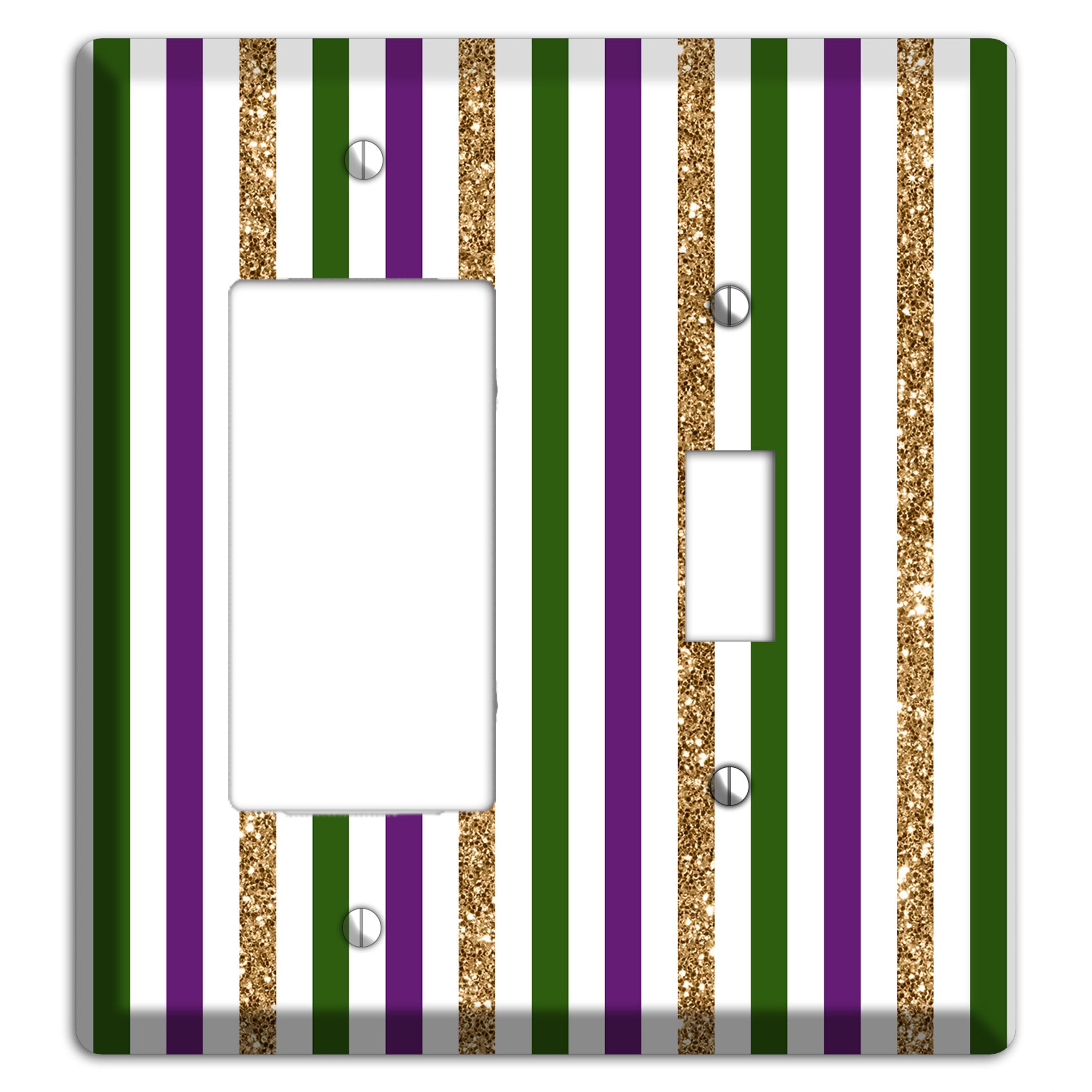 Carnival Stripes: Lumière Rocker / Toggle Wallplate