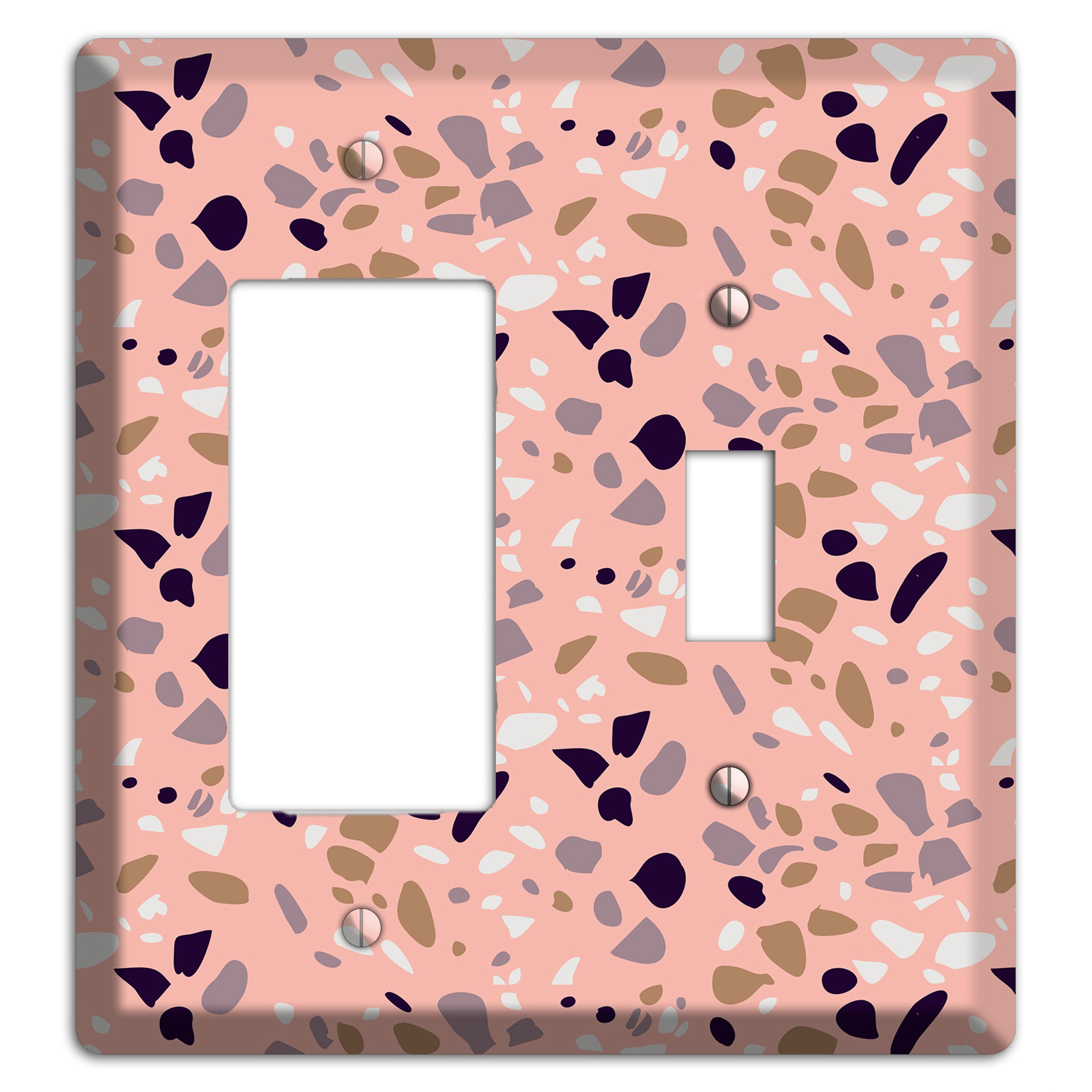 Petal Scatter Rocker / Toggle Wallplate