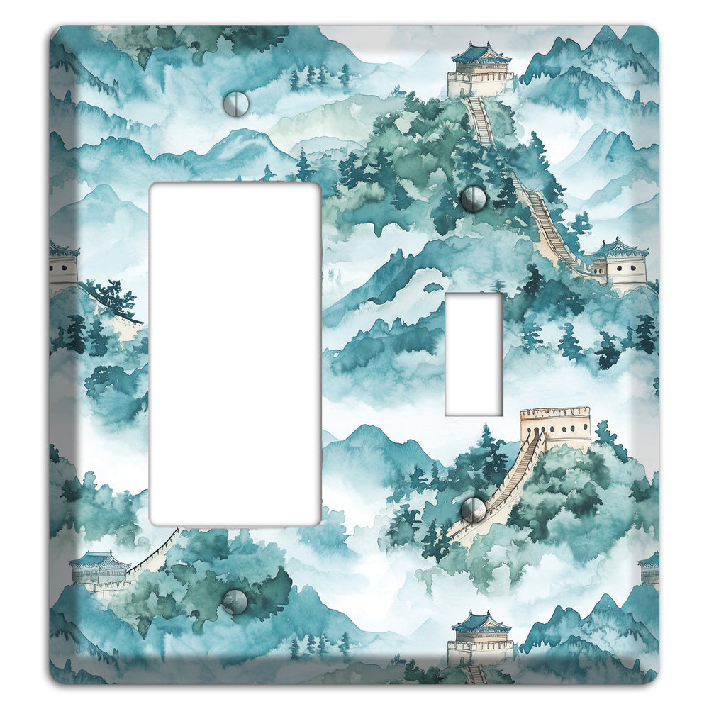 Watchtower in Mist Rocker / Toggle Wallplate