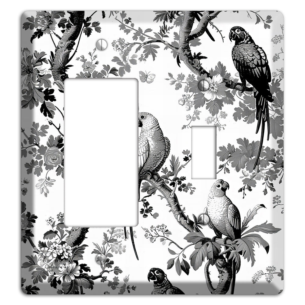 Parlor of Parrots Rocker / Toggle Wallplate